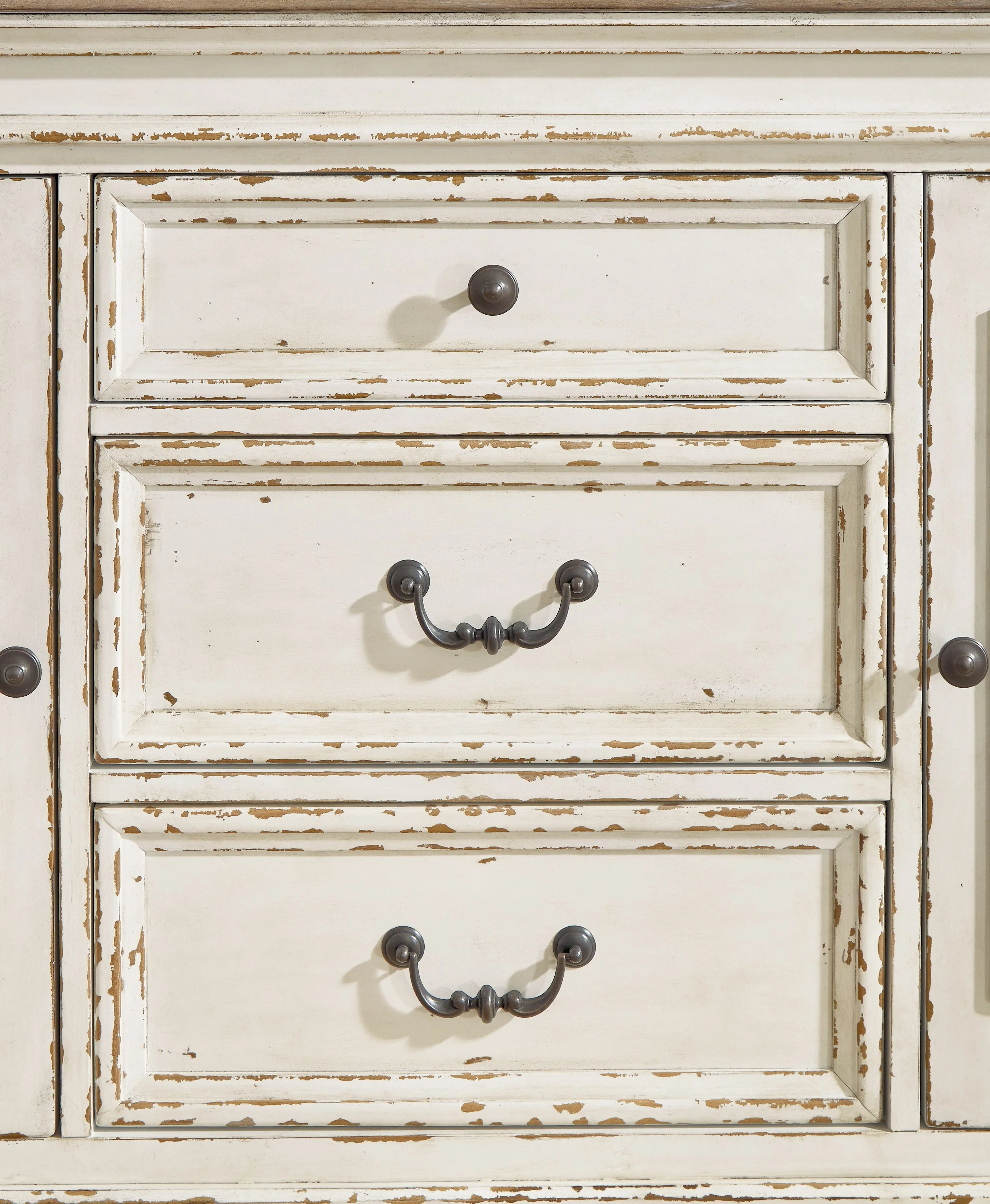 8185-realyn-dining-room-server-chipped-white-9.webp Realyn - Dining Room Server - Chipped White