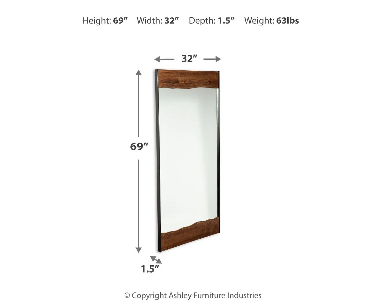 8194-panchali-floor-mirror-brown-black-5.webp Panchali - Floor Mirror - Brown / Black
