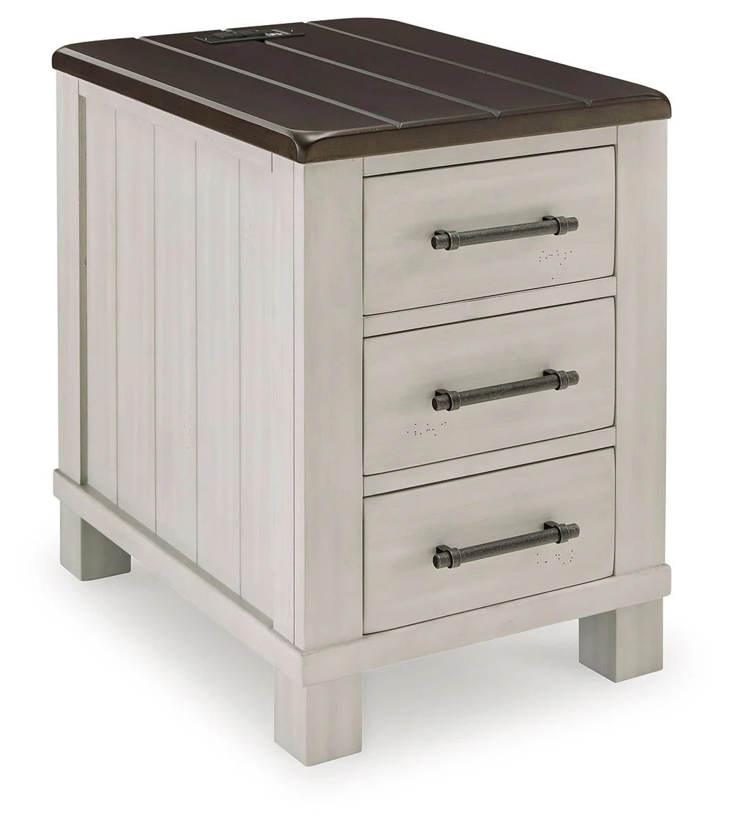 8196-darborn-chair-side-end-table-gray-brown-1.webp Darborn - Chair Side End Table - Gray / Brown