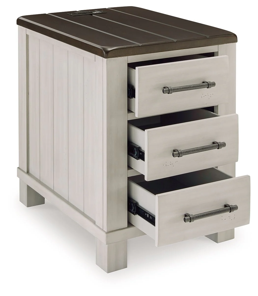8196-darborn-chair-side-end-table-gray-brown-2.webp Darborn - Chair Side End Table - Gray / Brown