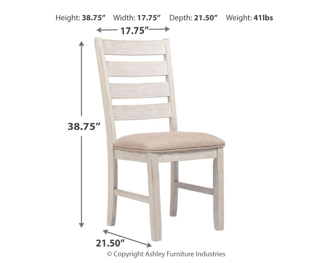 8201-skempton-dining-uph-side-chair-set-of-2-white-7.webp Skempton - Dining UPH Side Chair (Set of 2) - White