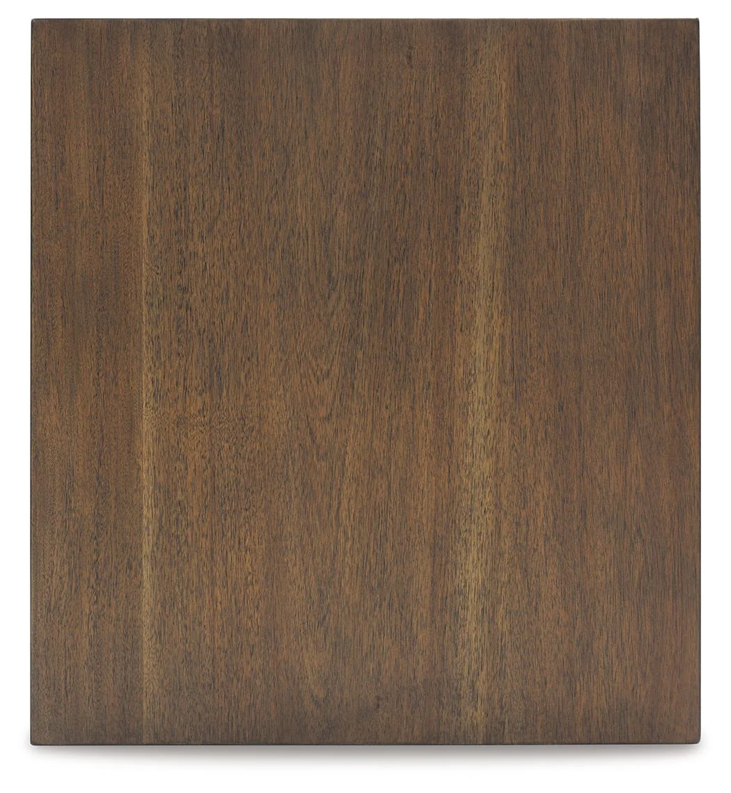Moriville - Rectangular End Table - Grayish Brown