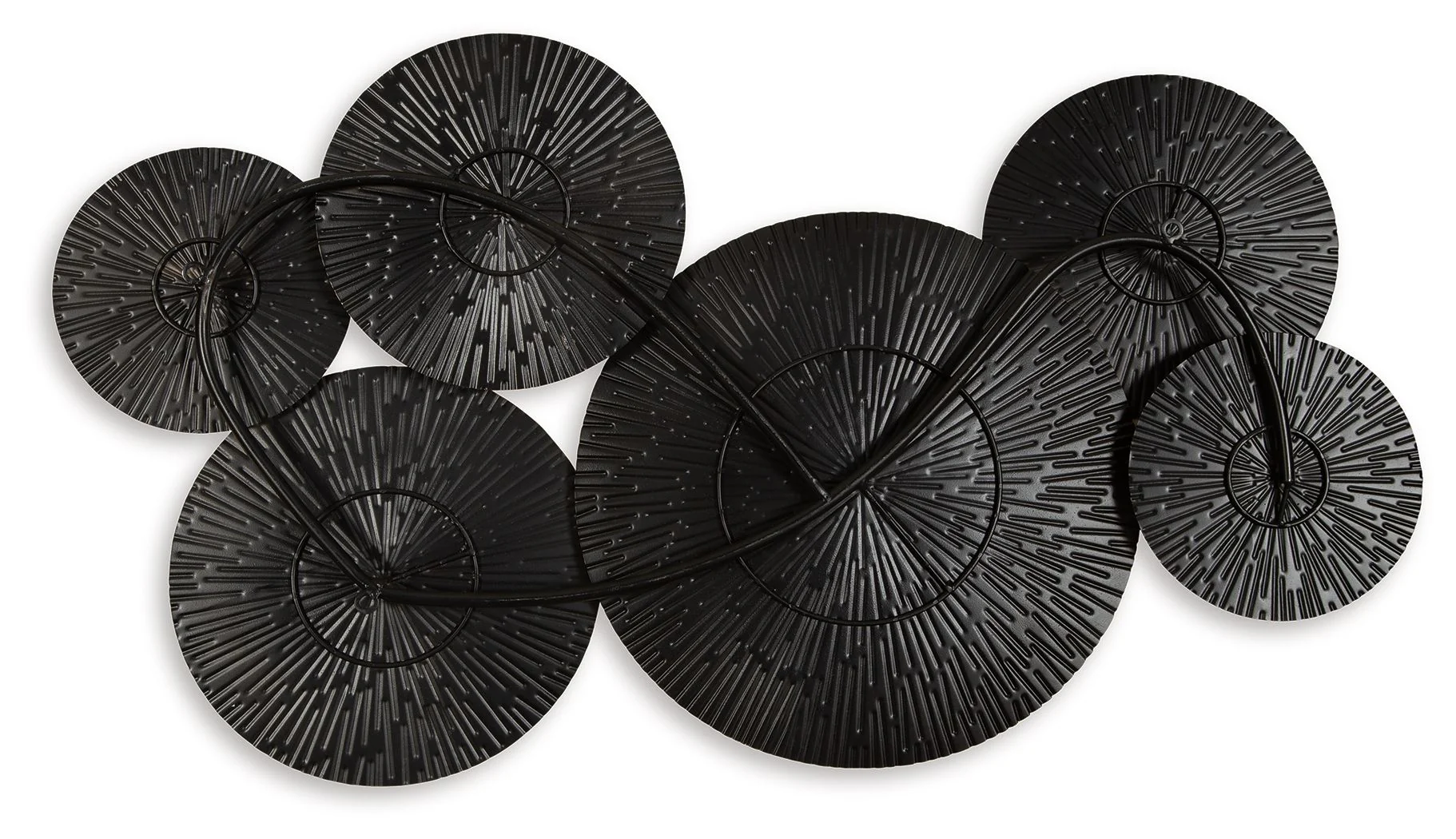 Rhetlen - Wall Decor - Black / Gold Finish