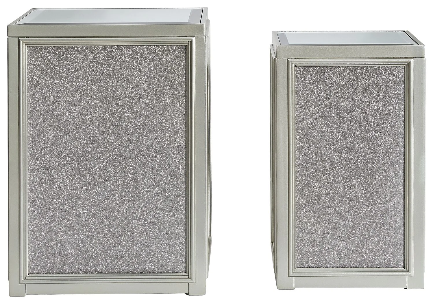 Traleena - Nesting End Tables (Set of 2) - Silver Finish