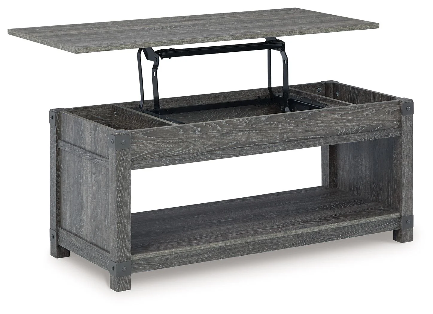8217-freedan-rect-lift-top-cocktail-table-grayish-brown-3.webp Freedan - Rect Lift Top Cocktail Table - Grayish Brown
