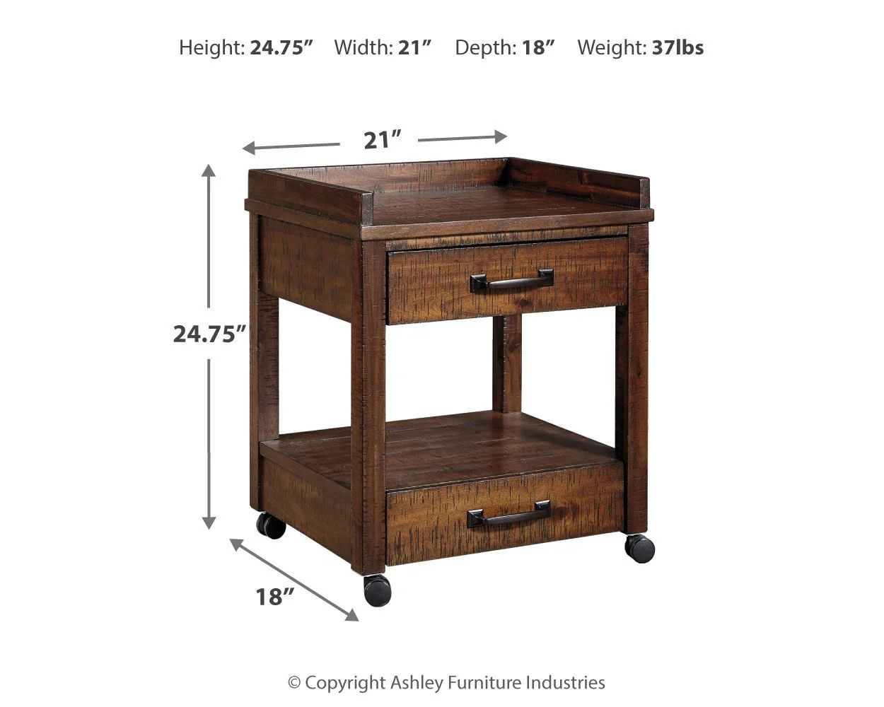 8218-baldridge-printer-stand-rustic-brown-3.webp Baldridge - Printer Stand - Rustic Brown