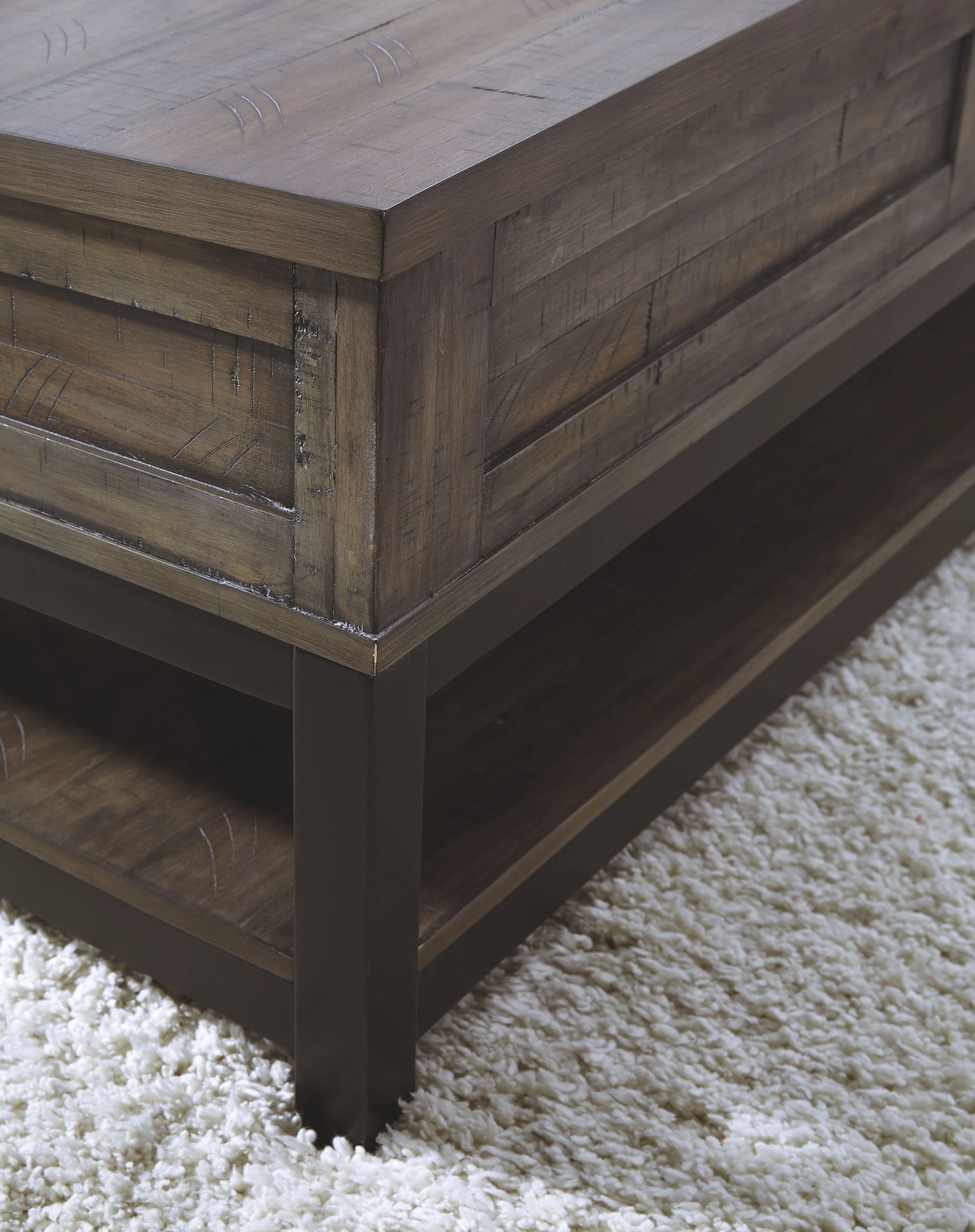 Johurst - LIFT TOP COCKTAIL TABLE - Grayish Brown