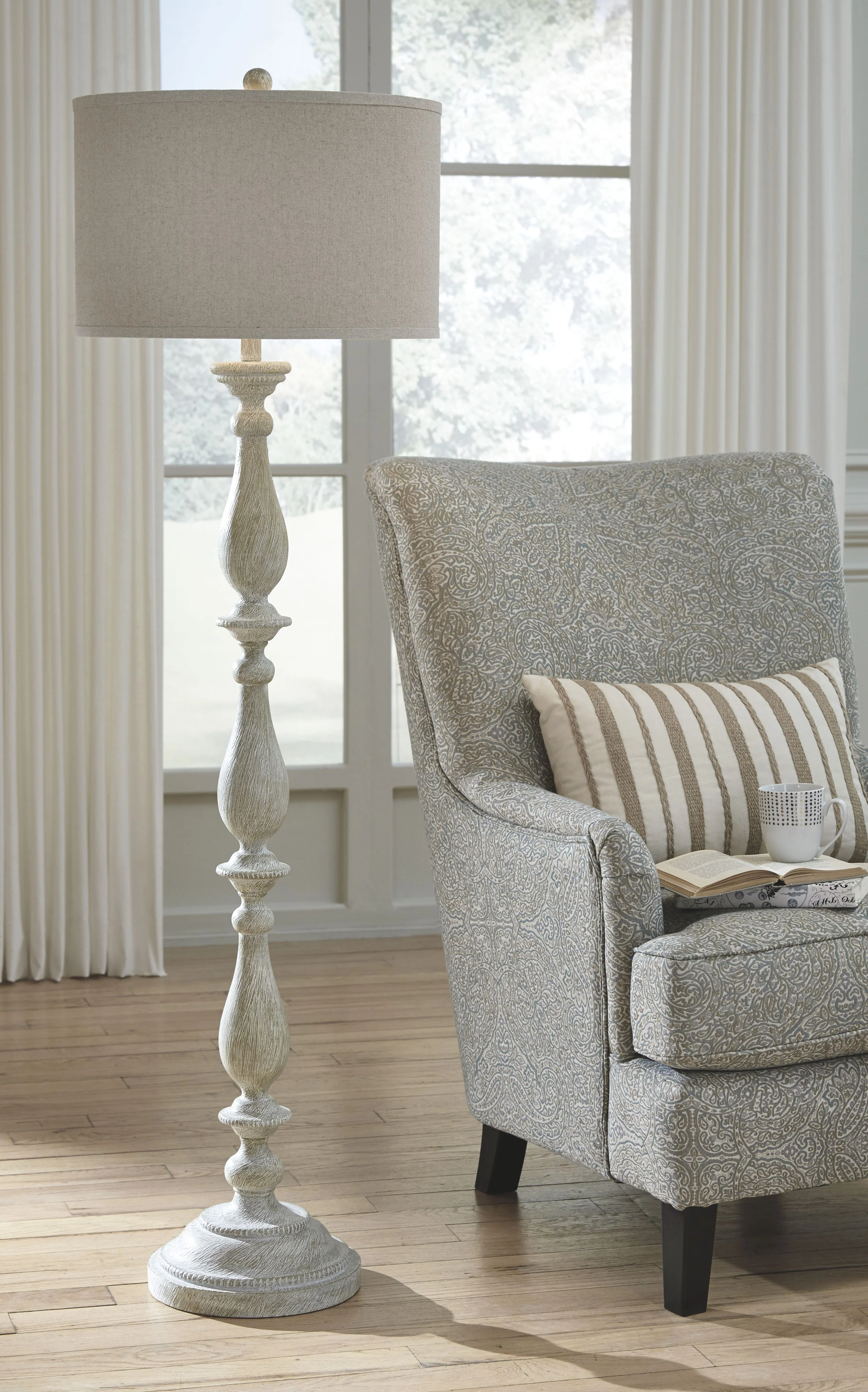 8237-bernadate-poly-floor-lamp-whitewash-5.webp Bernadate - Poly Floor Lamp - Whitewash