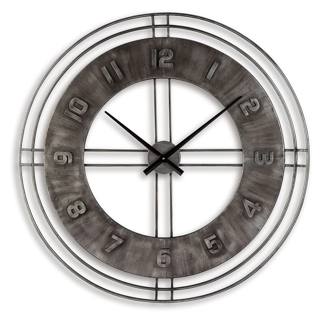 8241-ana-sofia-wall-clock-antique-gray-1.webp Ana Sofia - Wall Clock - Antique Gray