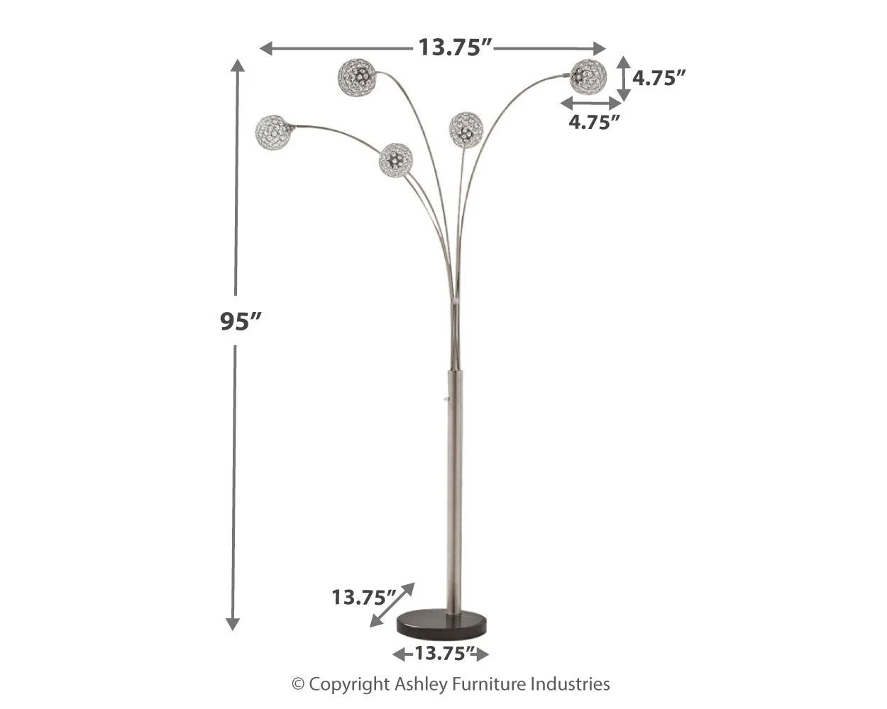 8244-winter-metal-arc-lamp-silver-finish-5.webp Winter - Metal Arc Lamp - Silver Finish