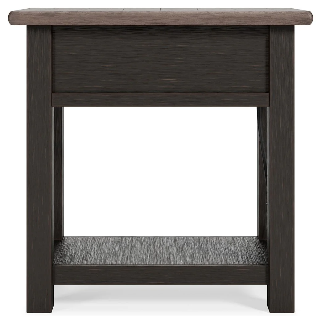 8247-tyler-creek-chair-side-end-table-black-gray-10.webp Tyler Creek - Chair Side End Table - Black / Gray