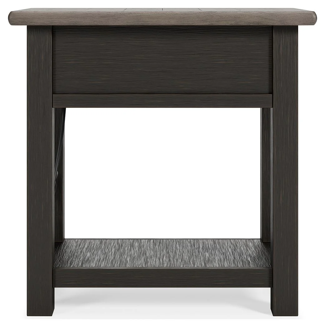 8247-tyler-creek-chair-side-end-table-black-gray-11.webp Tyler Creek - Chair Side End Table - Black / Gray