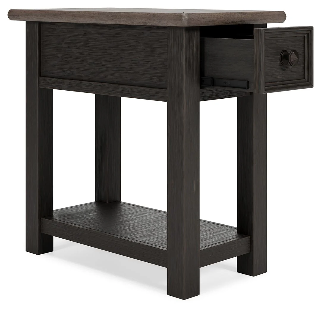 8247-tyler-creek-chair-side-end-table-black-gray-6.webp Tyler Creek - Chair Side End Table - Black / Gray