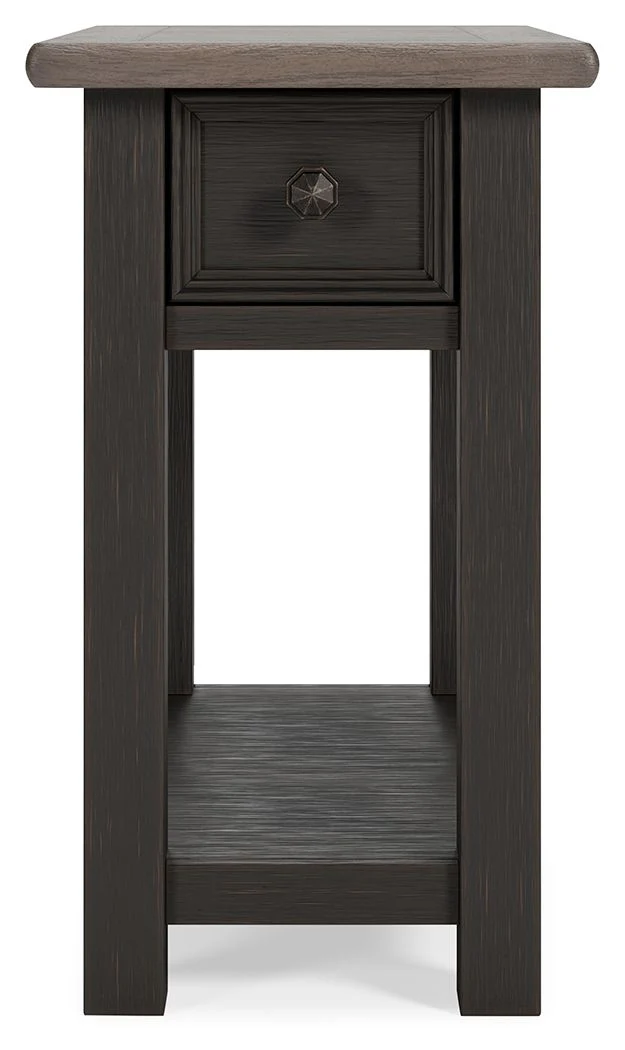 8247-tyler-creek-chair-side-end-table-black-gray-7.webp Tyler Creek - Chair Side End Table - Black / Gray