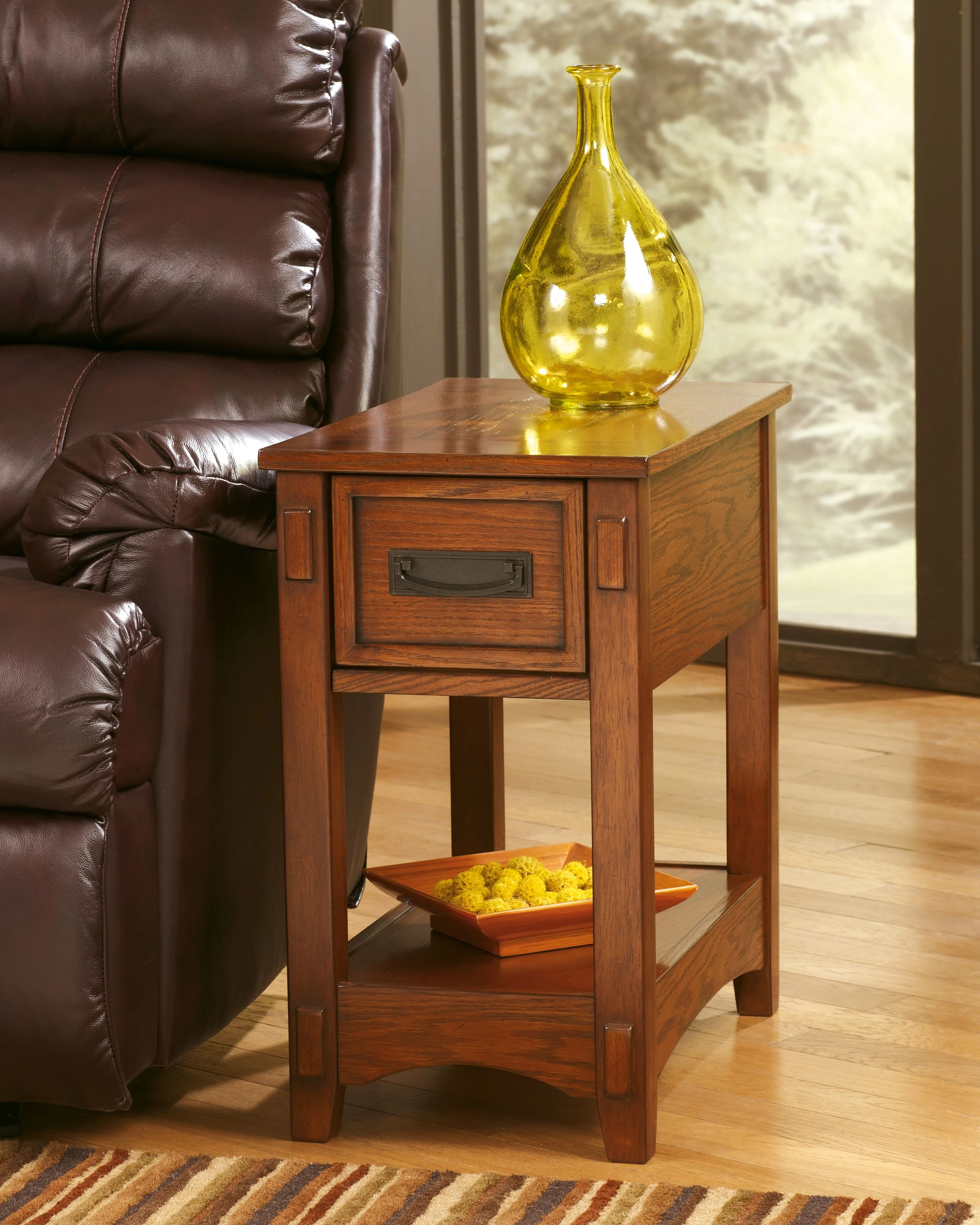 8249-breegin-chair-side-end-table-1-drawer-brown-10.webp Breegin - Chair Side End Table - 1 Drawer - Brown