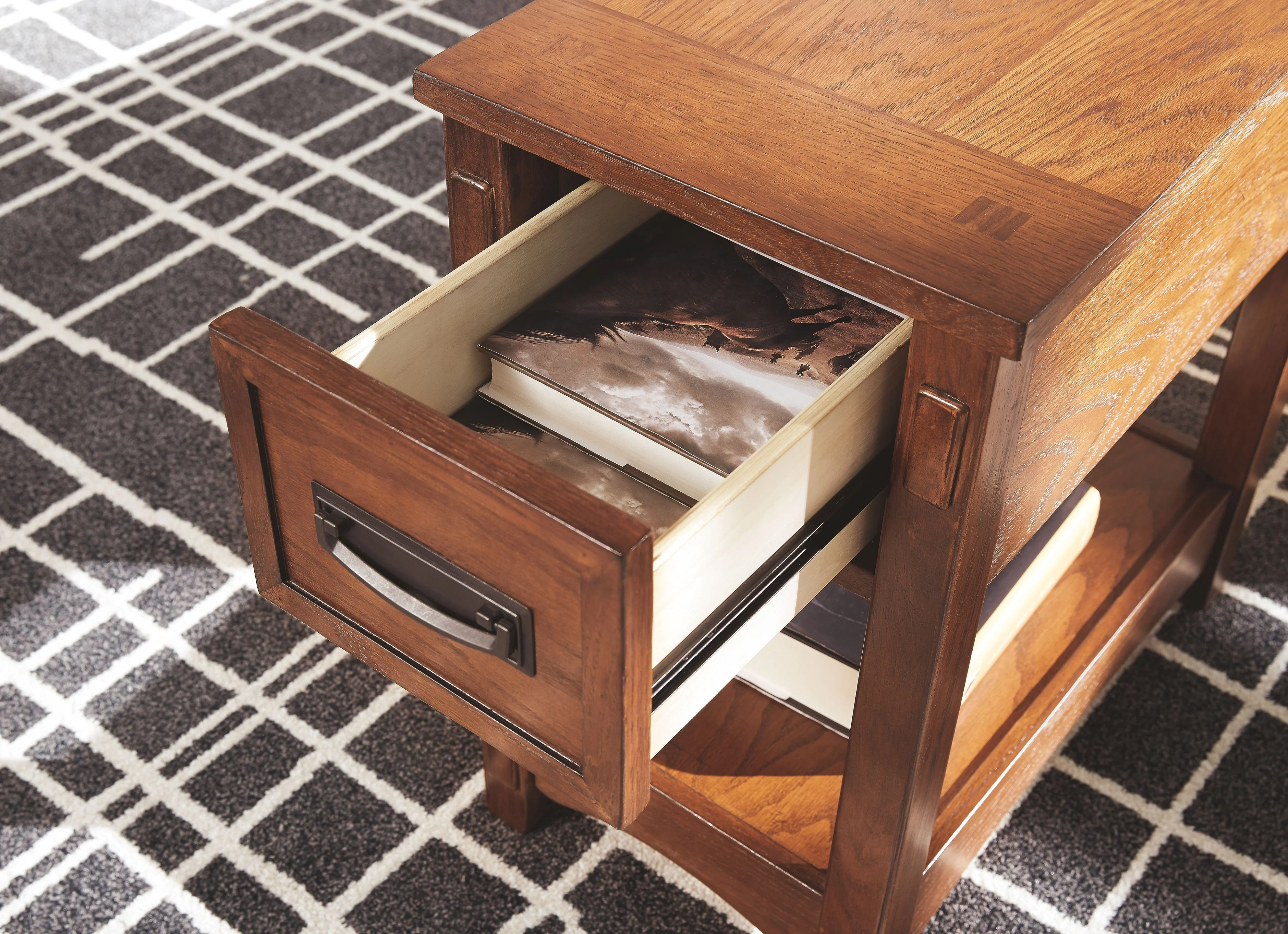 8249-breegin-chair-side-end-table-1-drawer-brown-12.webp Breegin - Chair Side End Table - 1 Drawer - Brown
