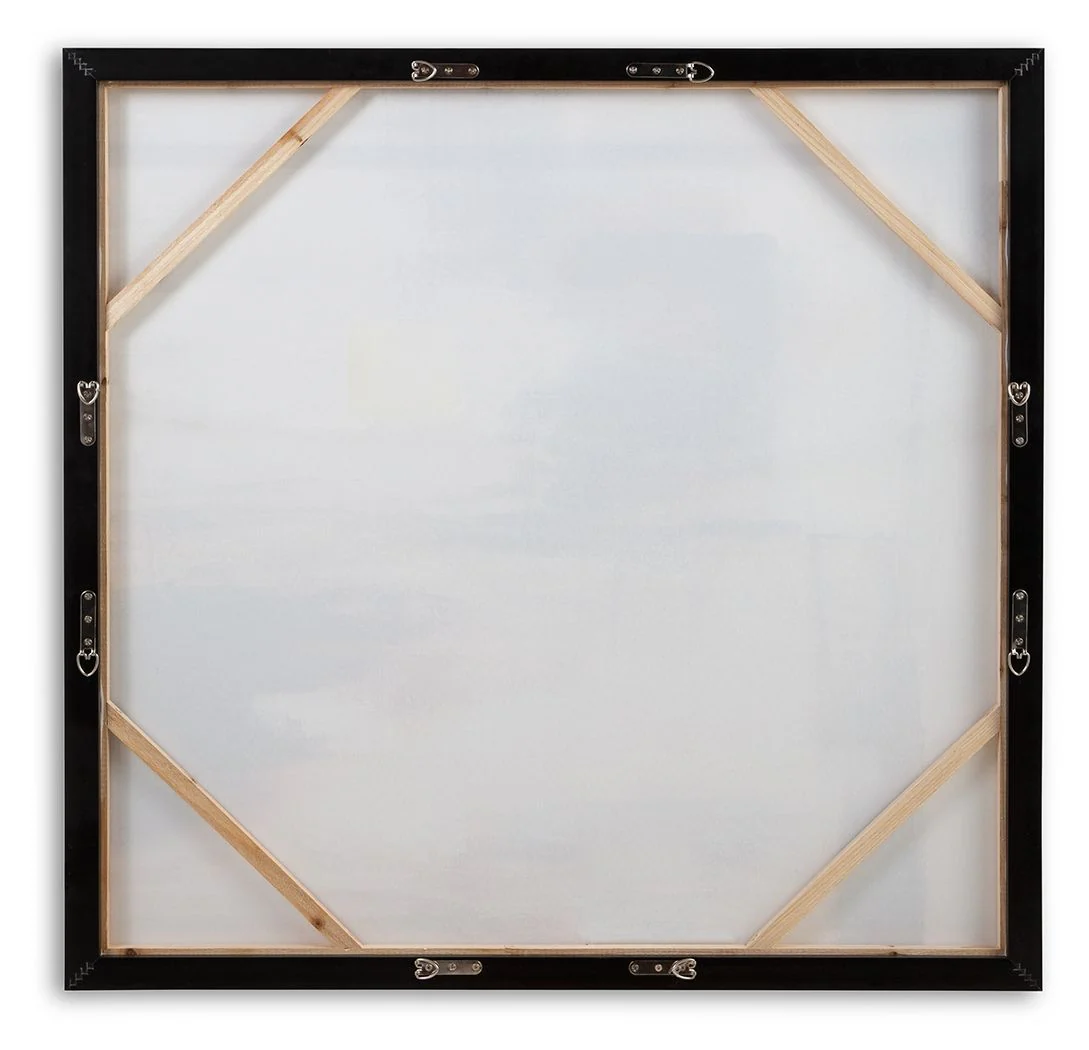 Pigeonford - Wall Art - White / Teal / Gold