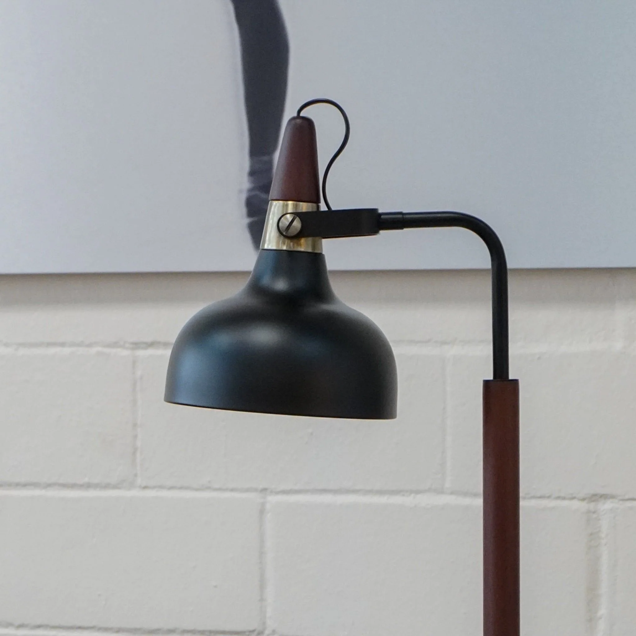 Glowlite - Table Lamp With Cone Shade - Black