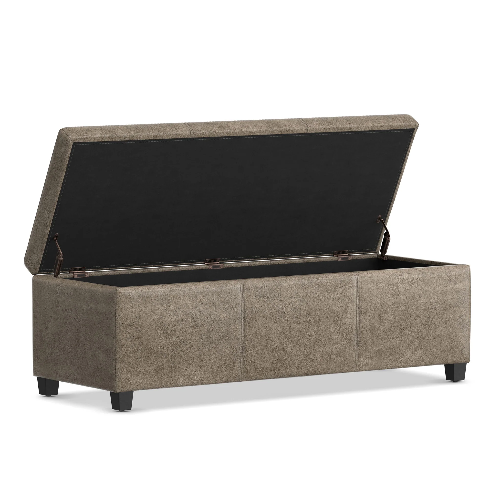 Avalon - Contemporary Storage Ottoman Bench