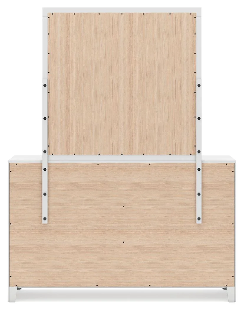Binterglen - Dresser And Mirror - White