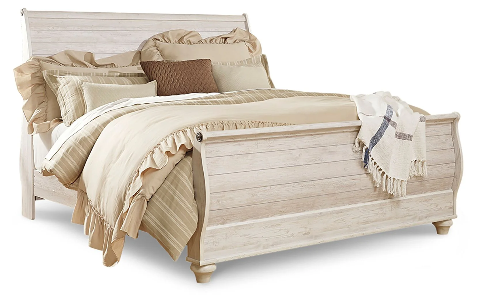 8385-willowton-sleigh-bed-1.webp Willowton - Sleigh Bed