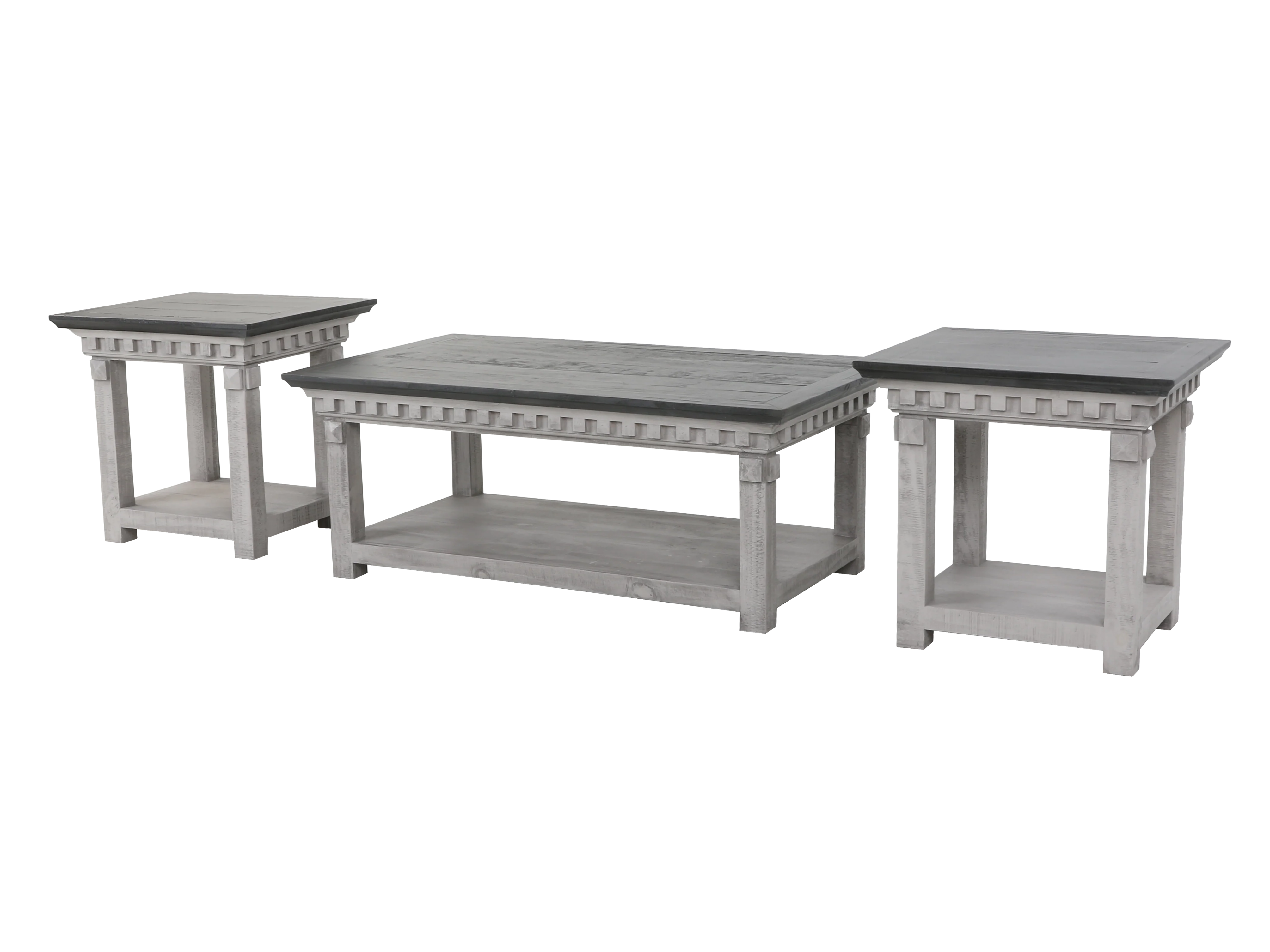 ALAMO 3 PIECE COFFEE TABLE SET