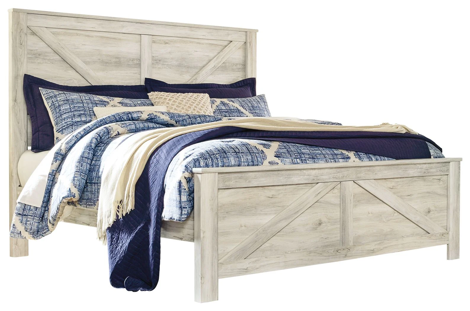 8415-bellaby-crossbuck-panel-bed-1.webp Bellaby - Crossbuck Panel Bed
