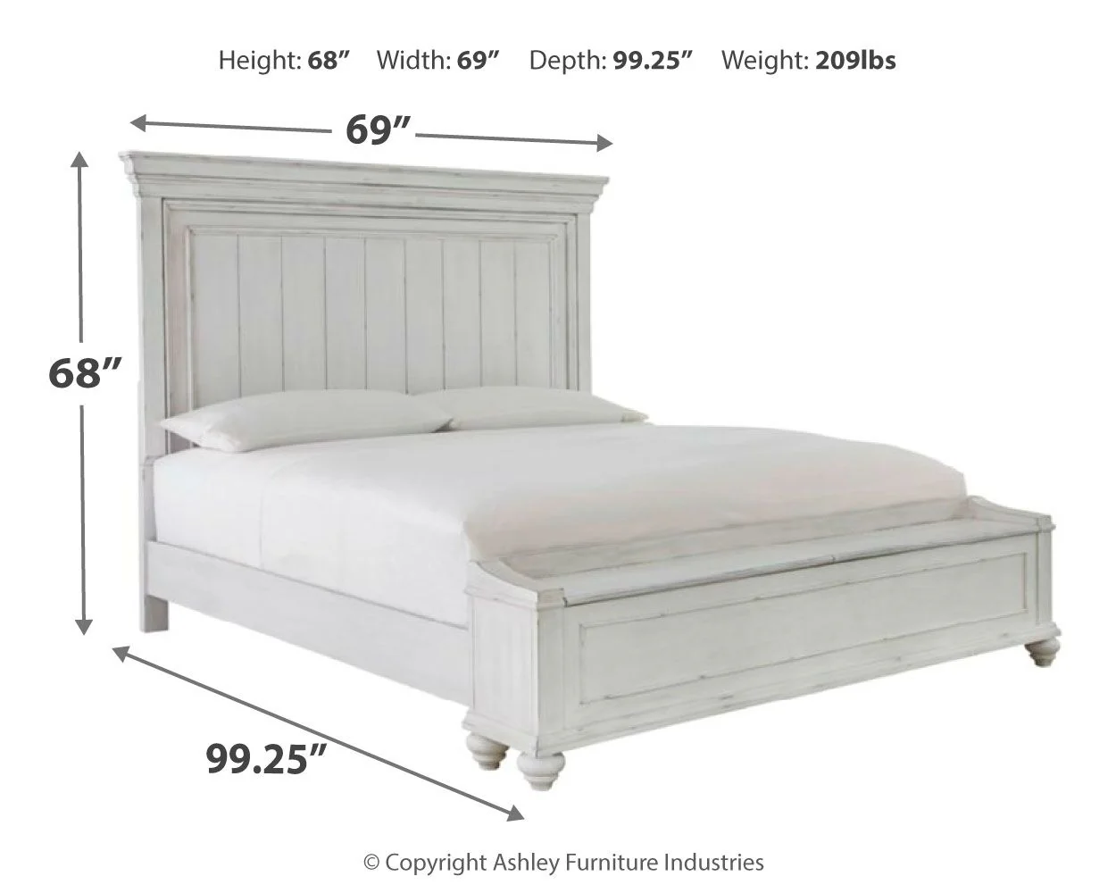 Kanwyn - Panel Bed