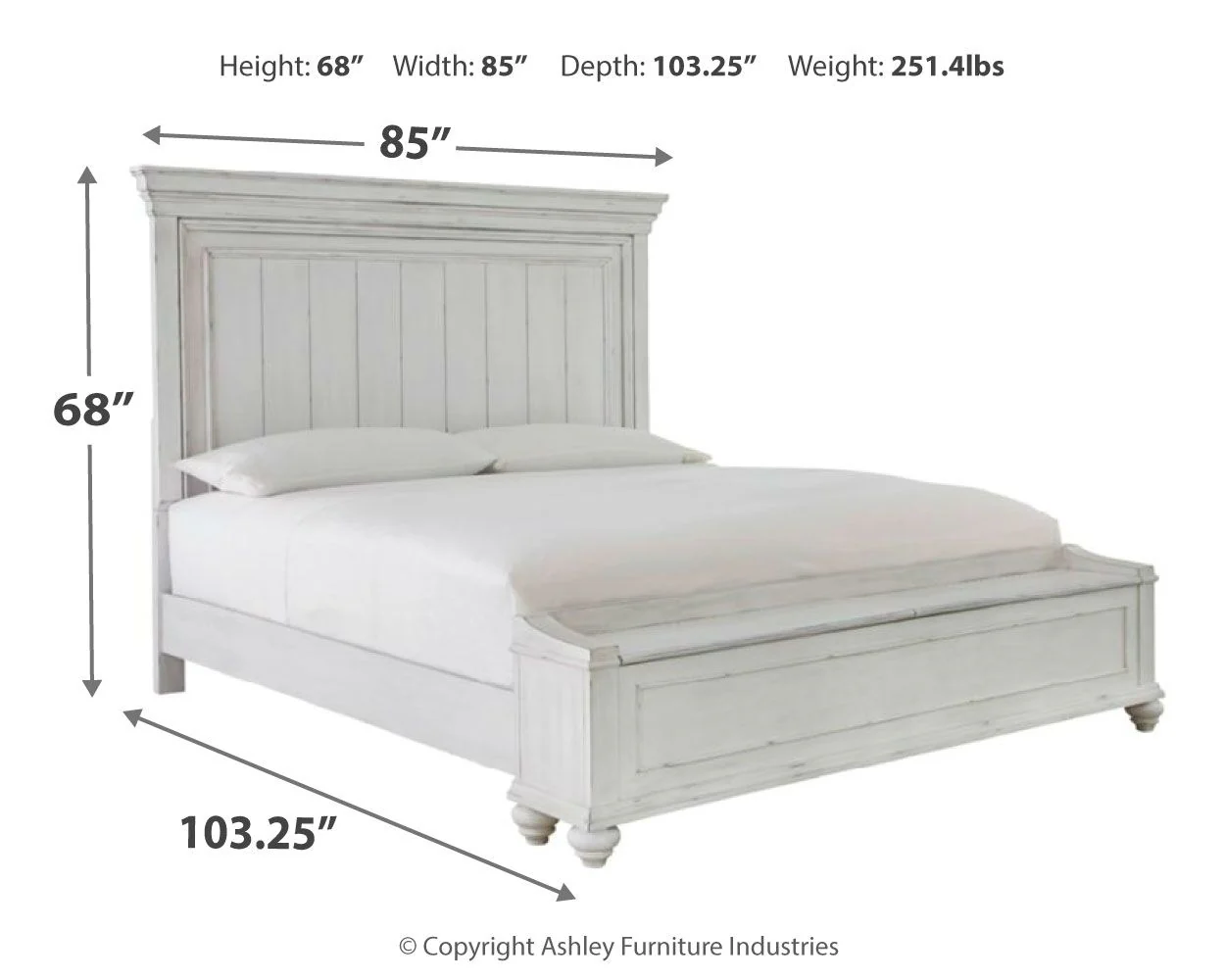 Kanwyn - Panel Bed