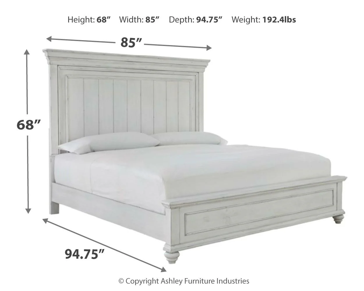 Kanwyn - Panel Bed