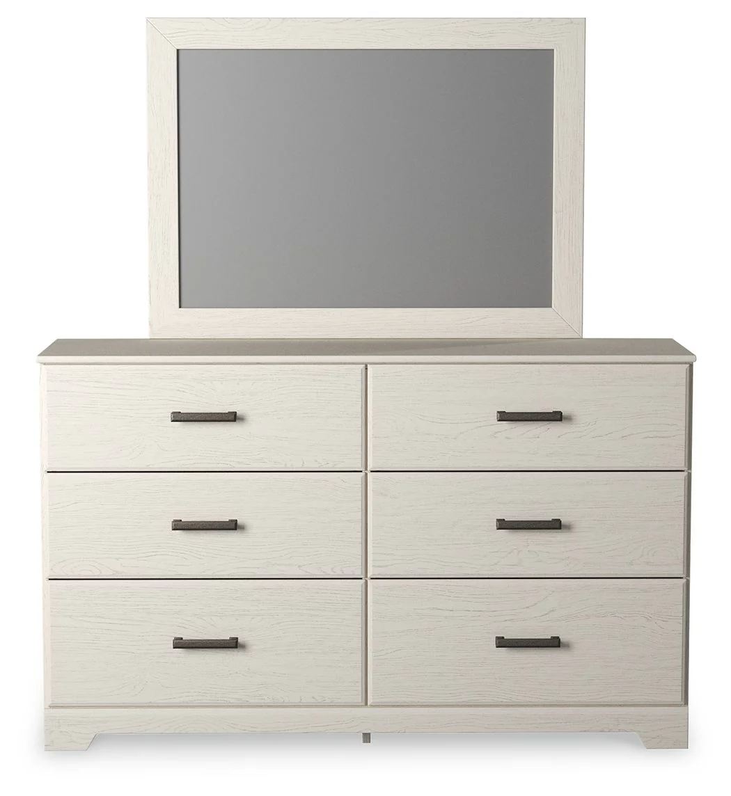 Stelsie - Dresser, Mirror - White