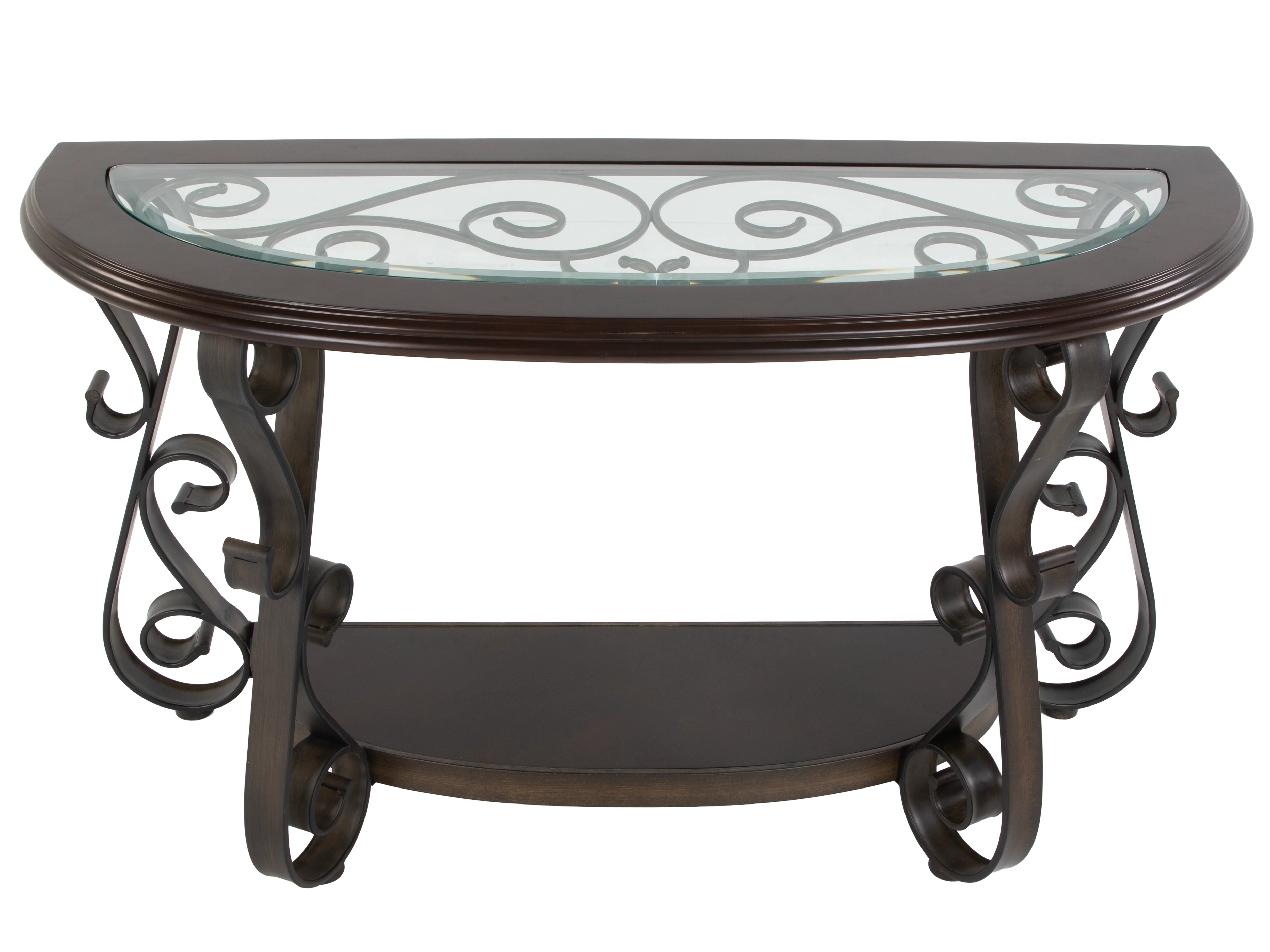 849-console-sofa-table-with-glass-top-and-curved-metal-legs-2.webp Console Sofa Table with Glass Top and Curved Metal Legs