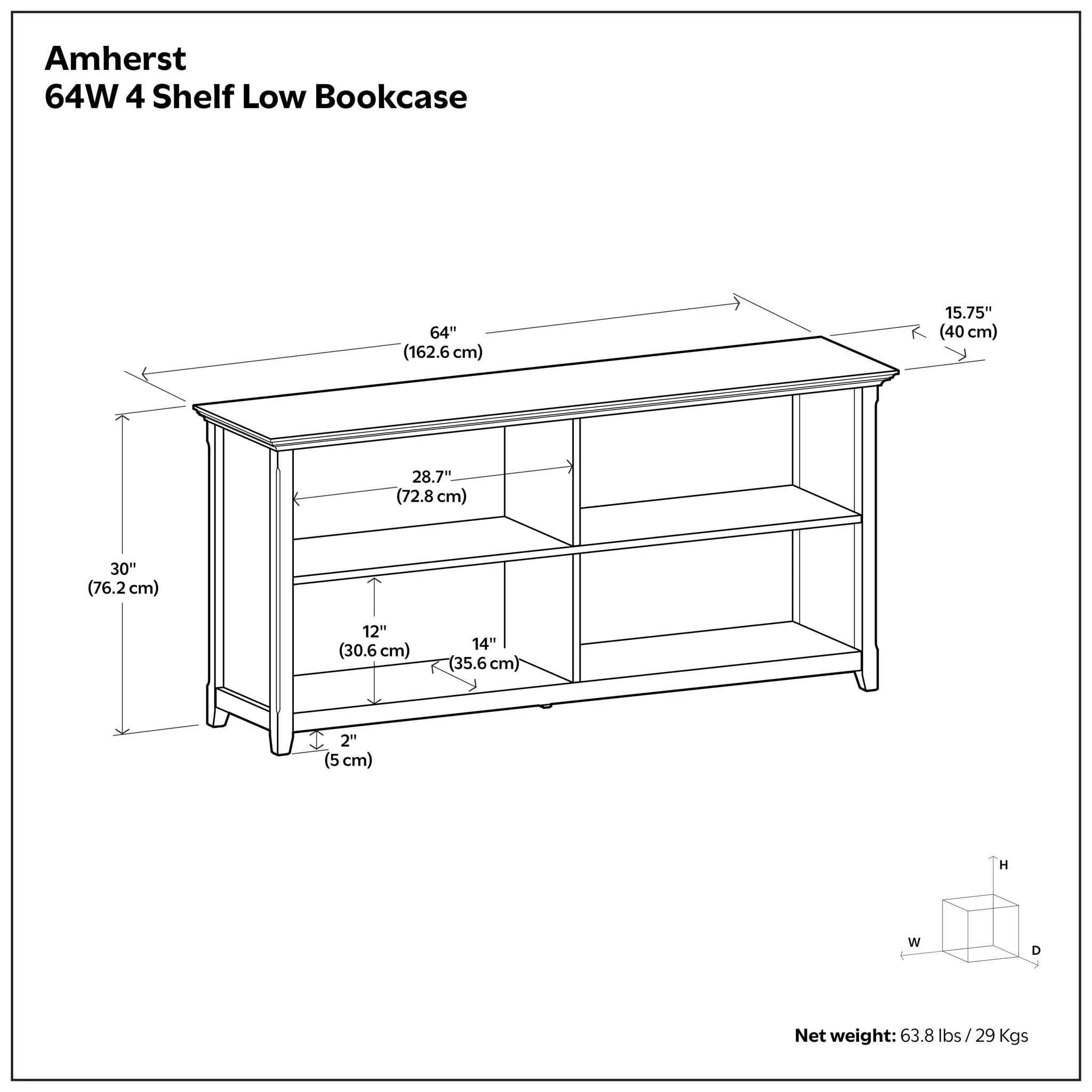 8542-amherst-low-4-shelf-bookcase-10.webp Amherst - Low 4 Shelf Bookcase
