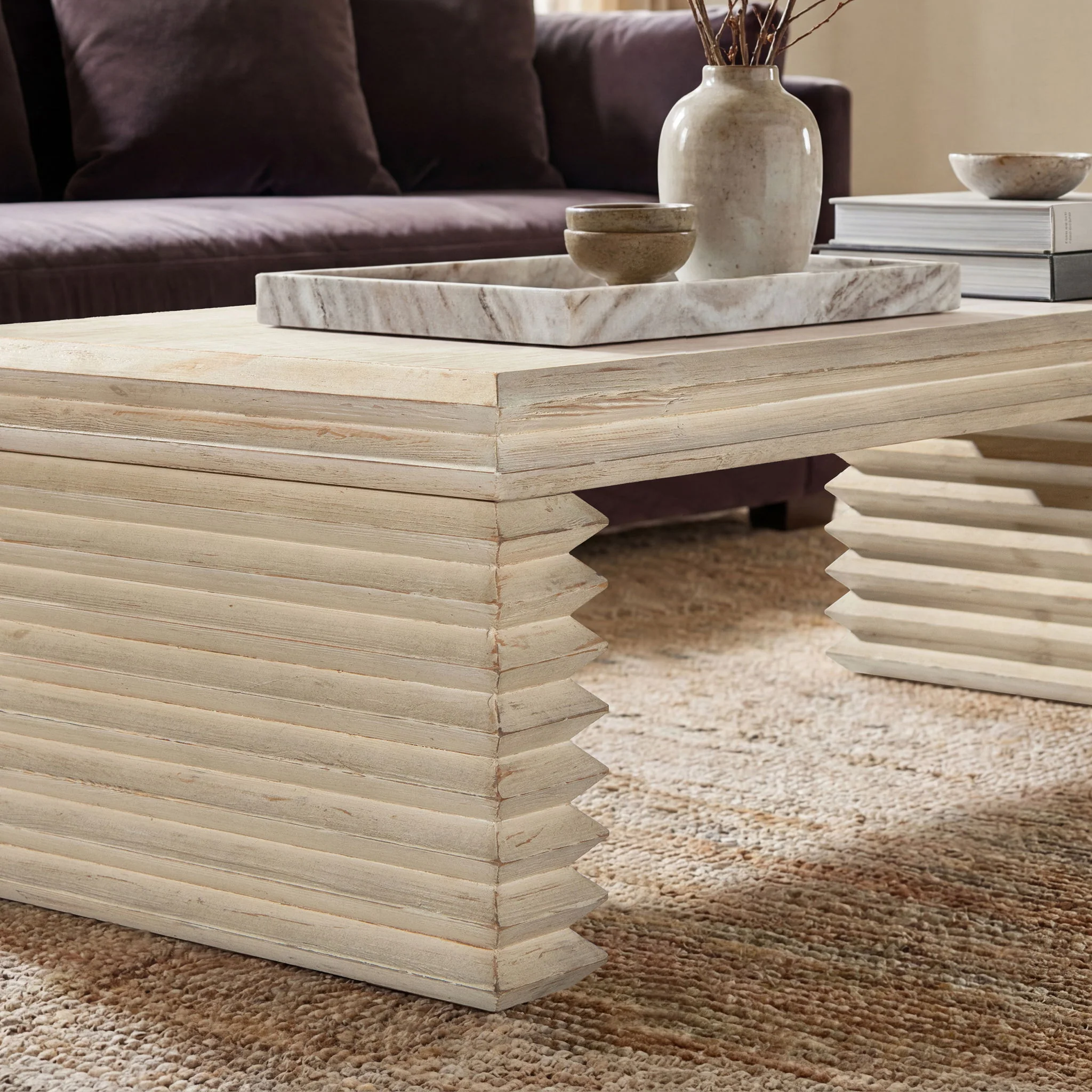 Veda - Geometric Waterfall Table