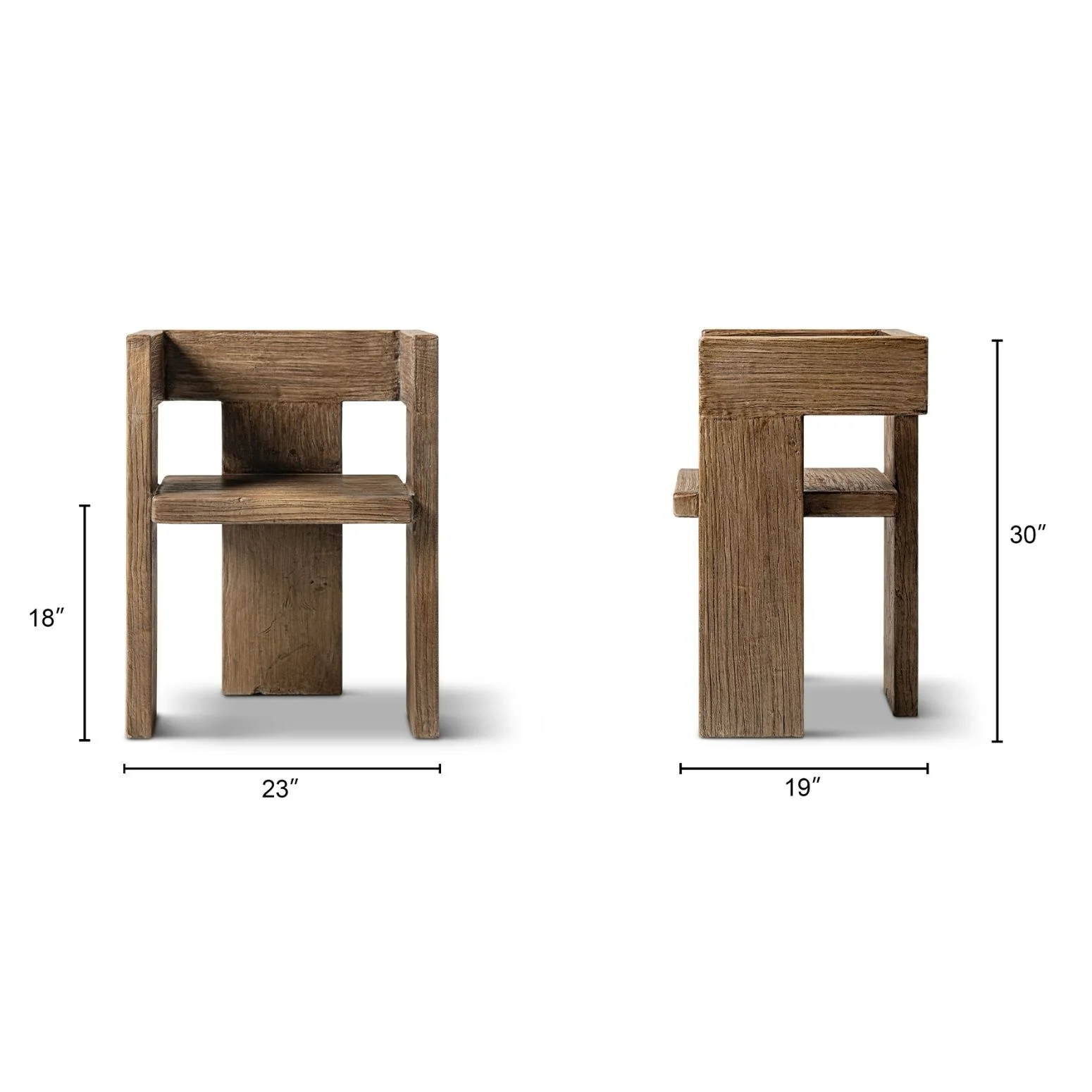 Avenel - Sculptural Block Accent Chair