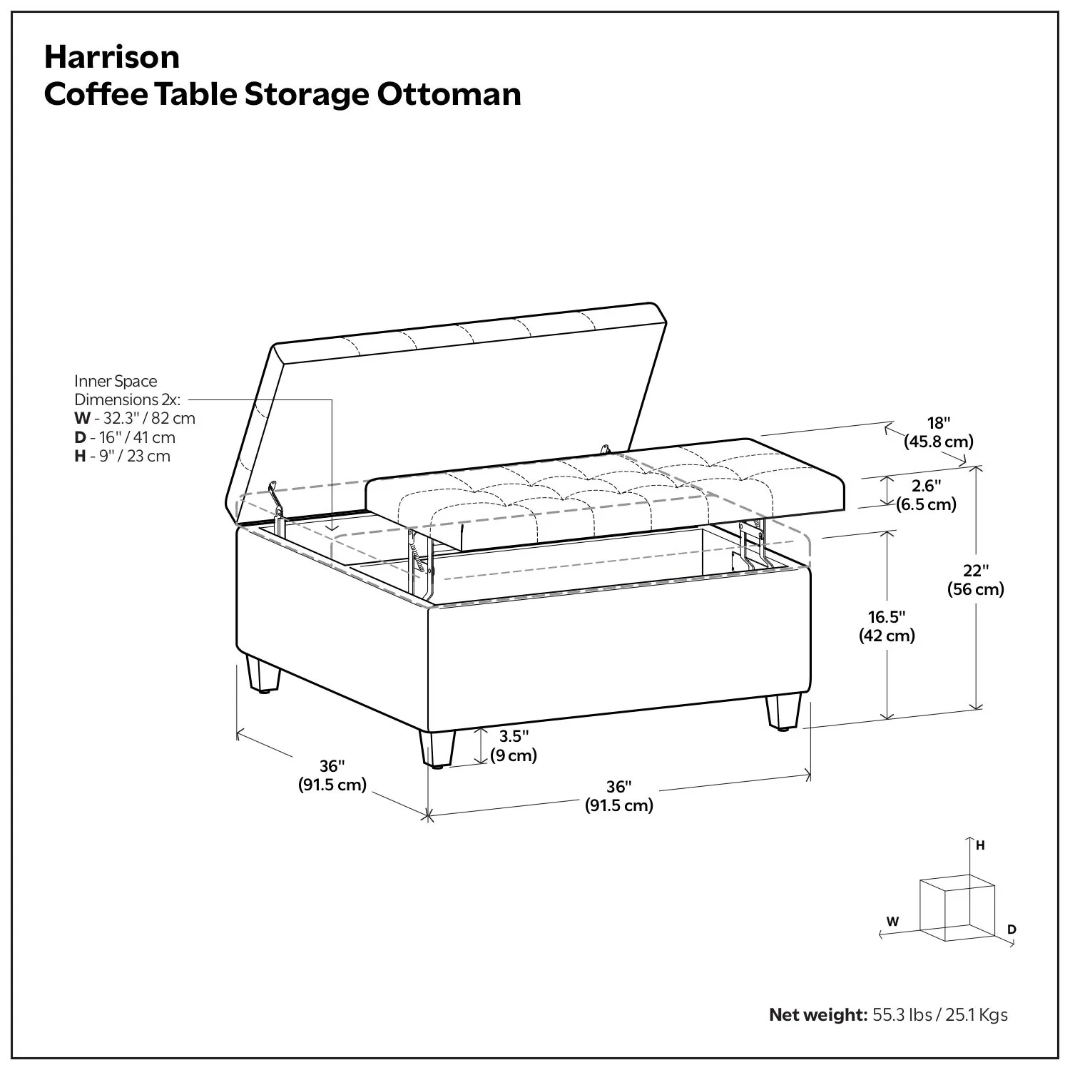 8567-harrison-coffee-table-storage-ottoman-lift-top-stone-gray-4.webp Harrison - Coffee Table Storage Ottoman Lift Top - Stone Gray