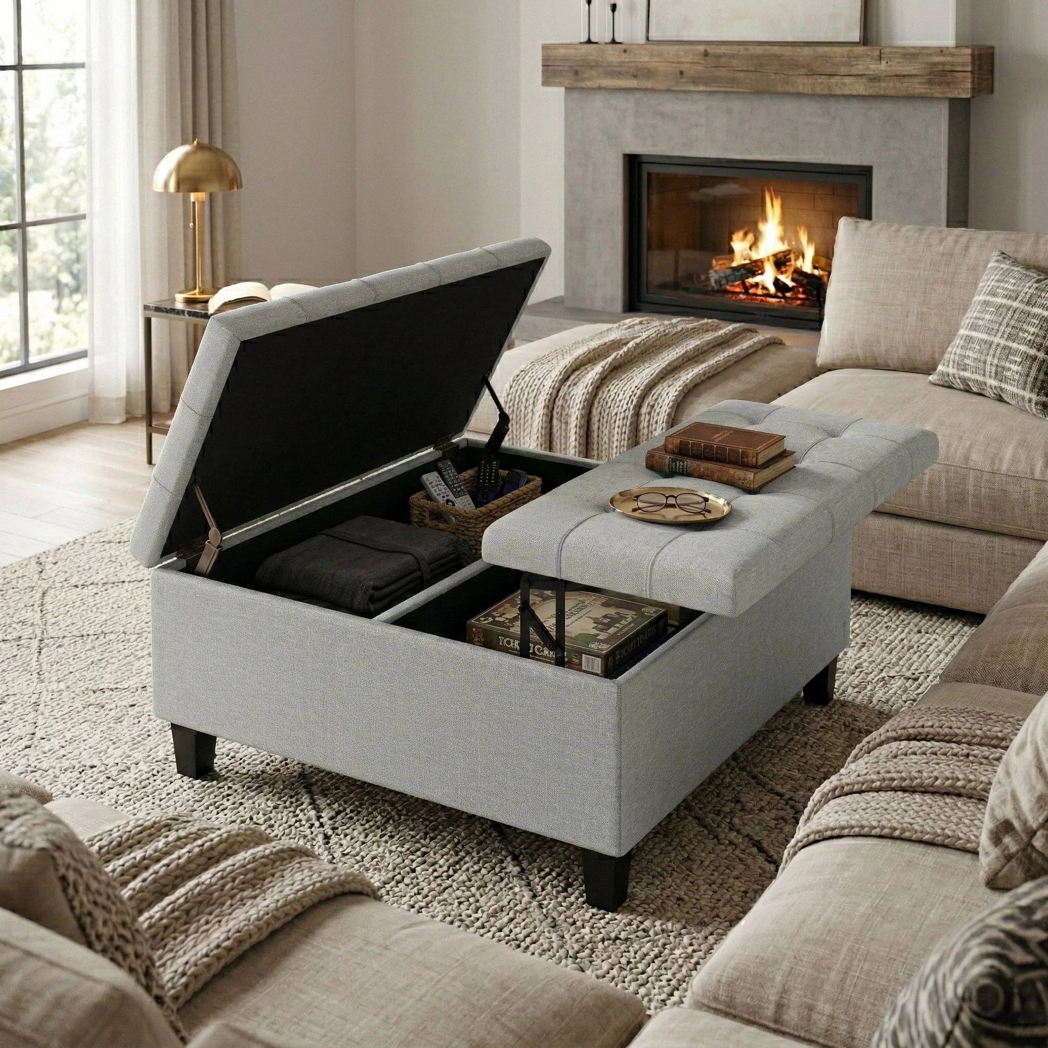 8567-harrison-coffee-table-storage-ottoman-lift-top-stone-gray-9.webp Harrison - Coffee Table Storage Ottoman Lift Top - Stone Gray