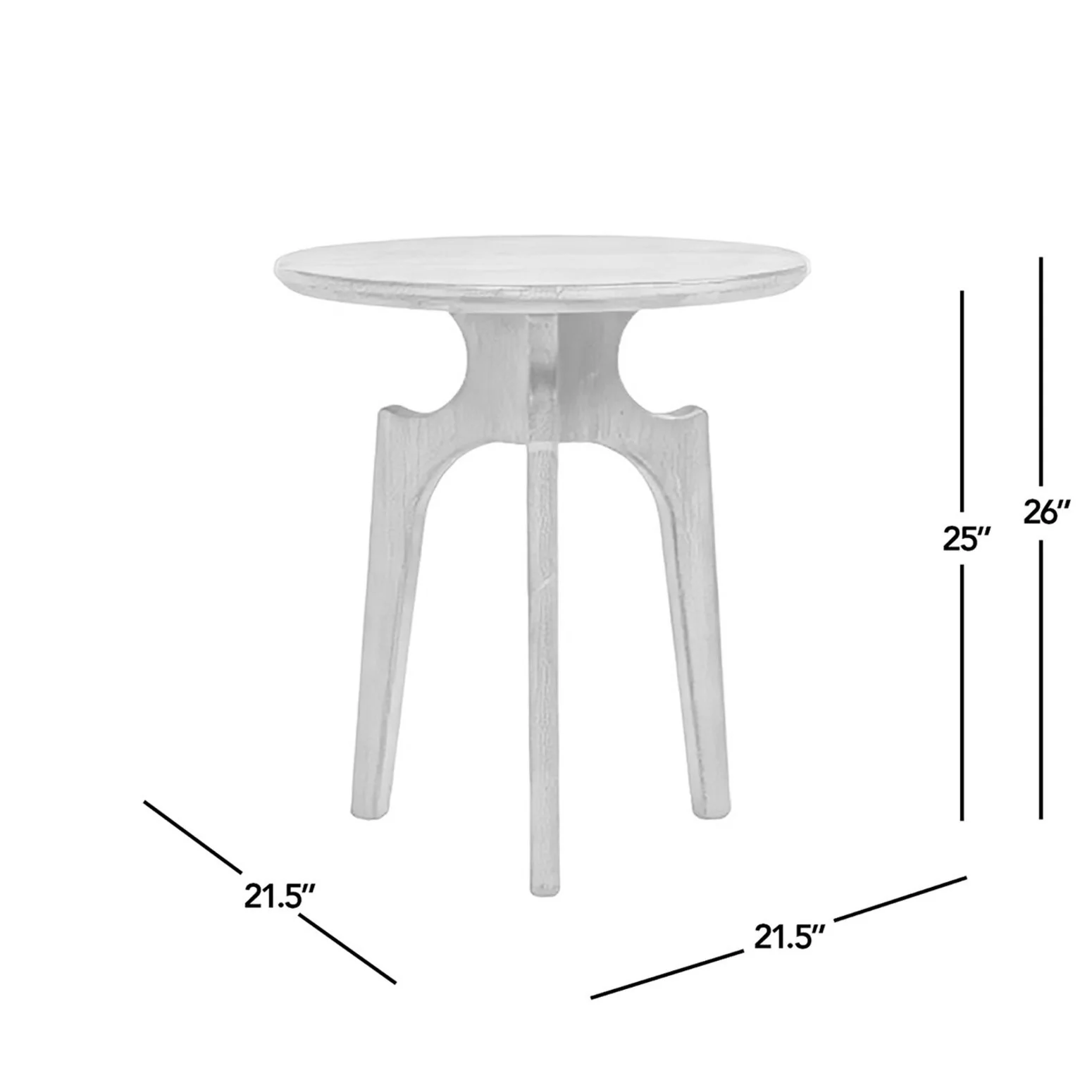 8571-carmel-round-side-table-antique-brown-2.webp Carmel - Round Side Table - Antique Brown