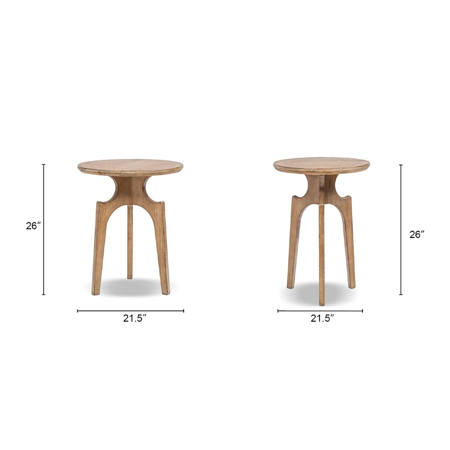 8571-carmel-round-side-table-antique-brown-9.webp Carmel - Round Side Table - Antique Brown