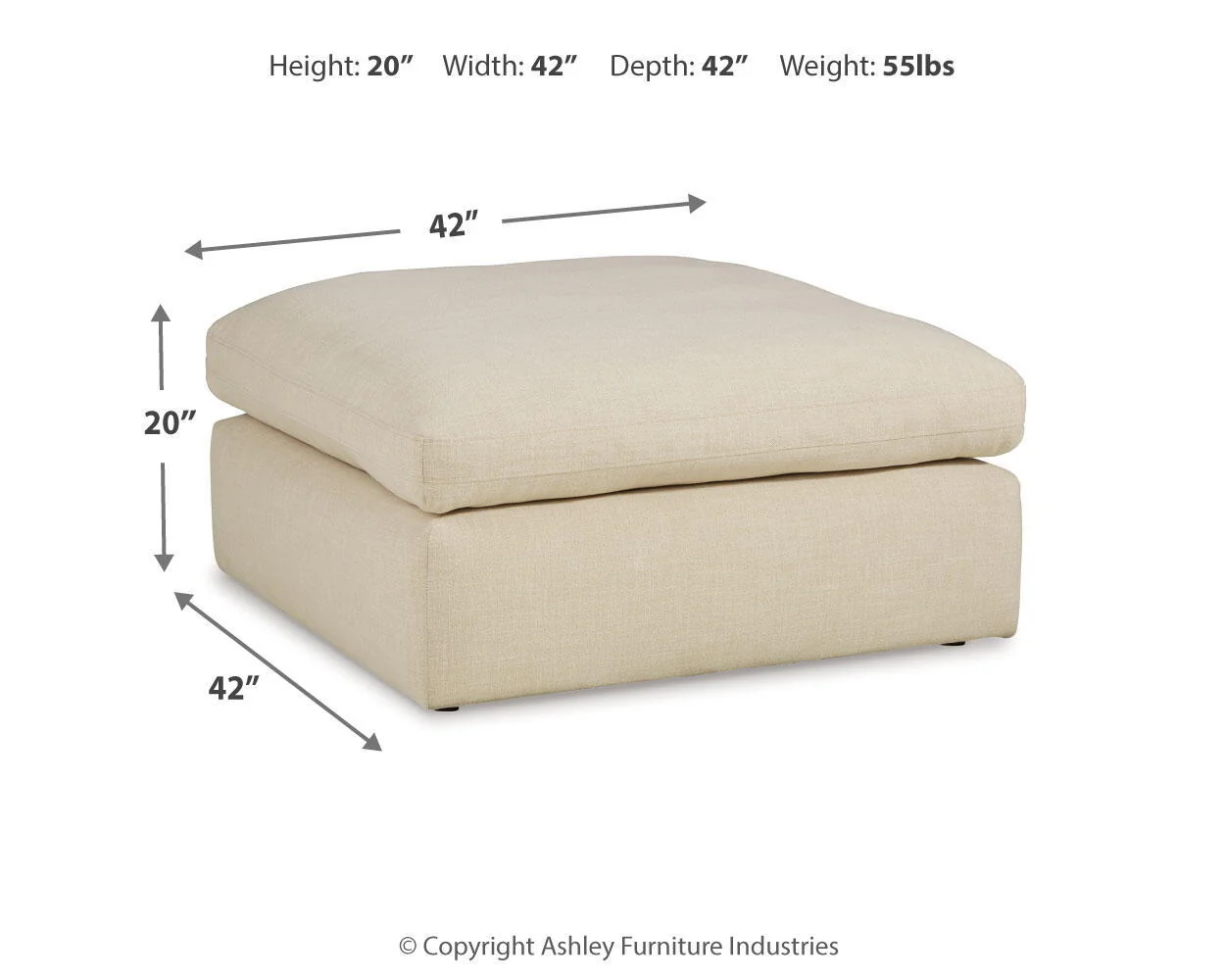 Elyza - Oversized Ottoman