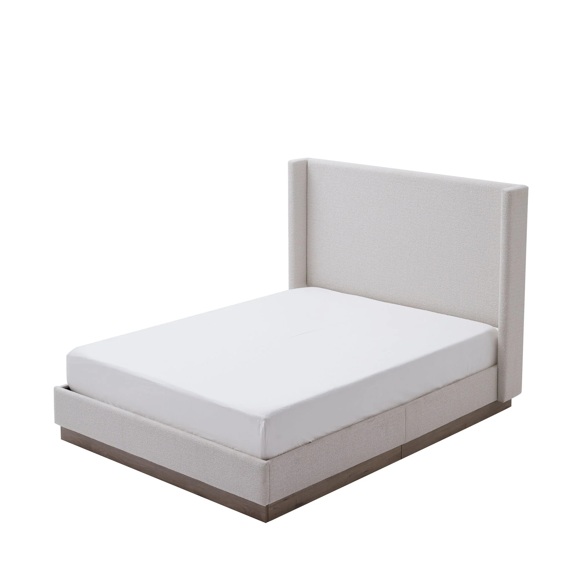 Hale - Upholstered Wingback Bed