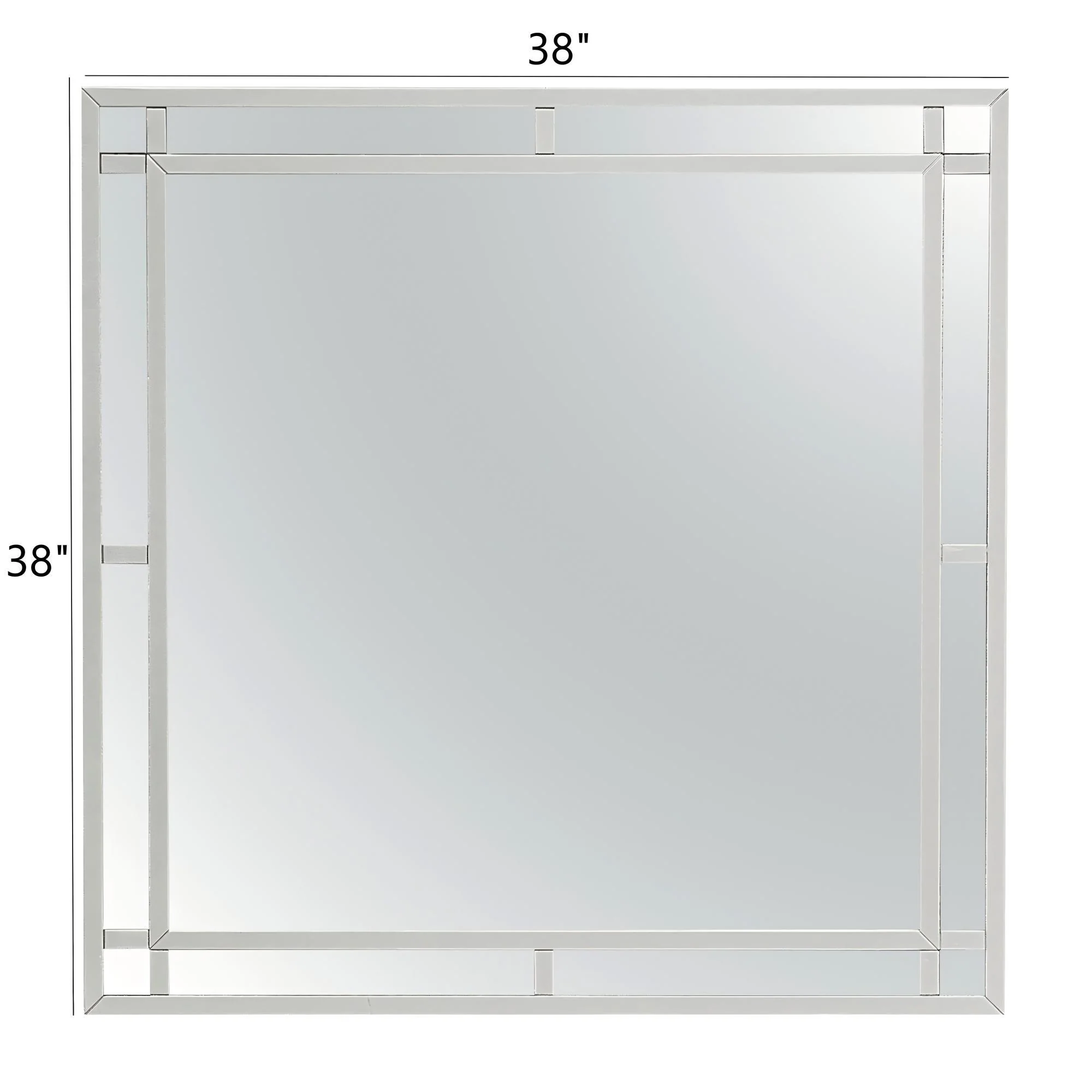 Madison - Mirror - Silver Champagne