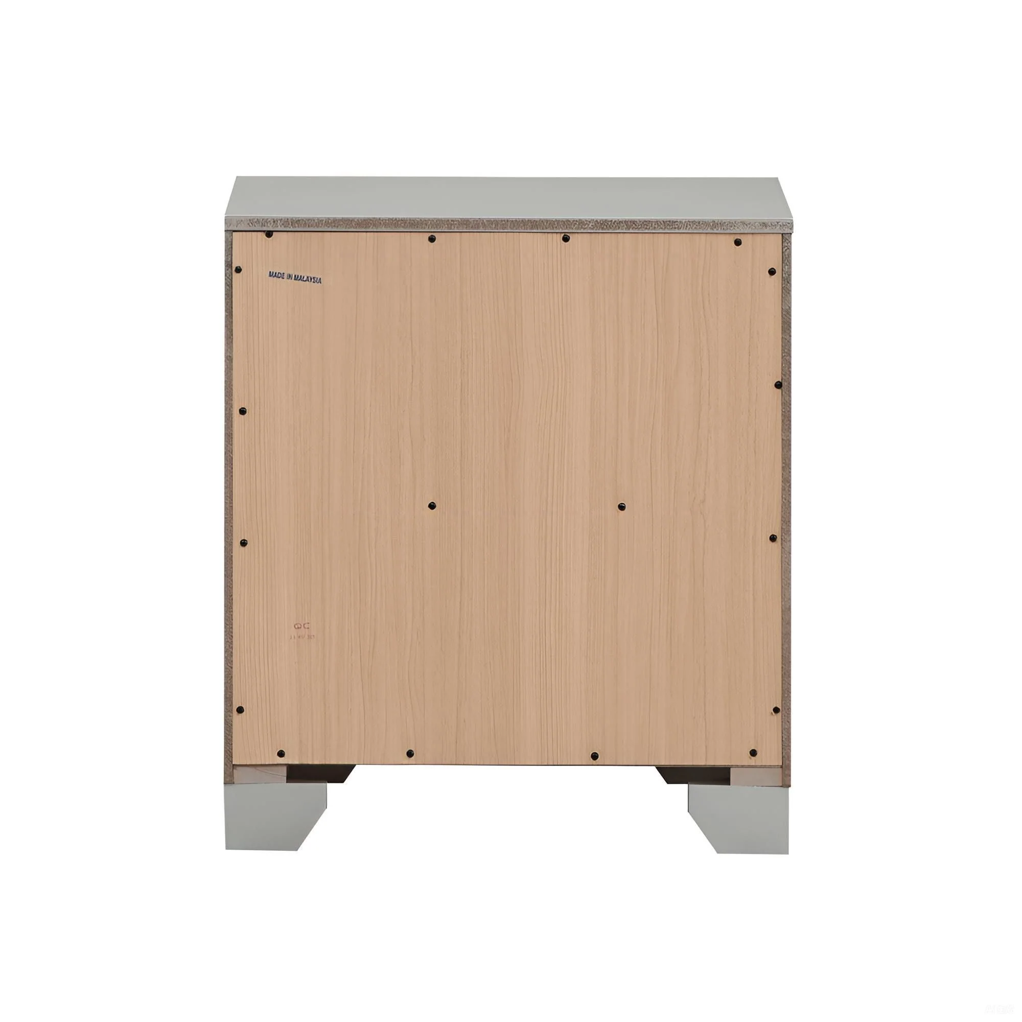 Madison - Nightstand - Silver Champagne