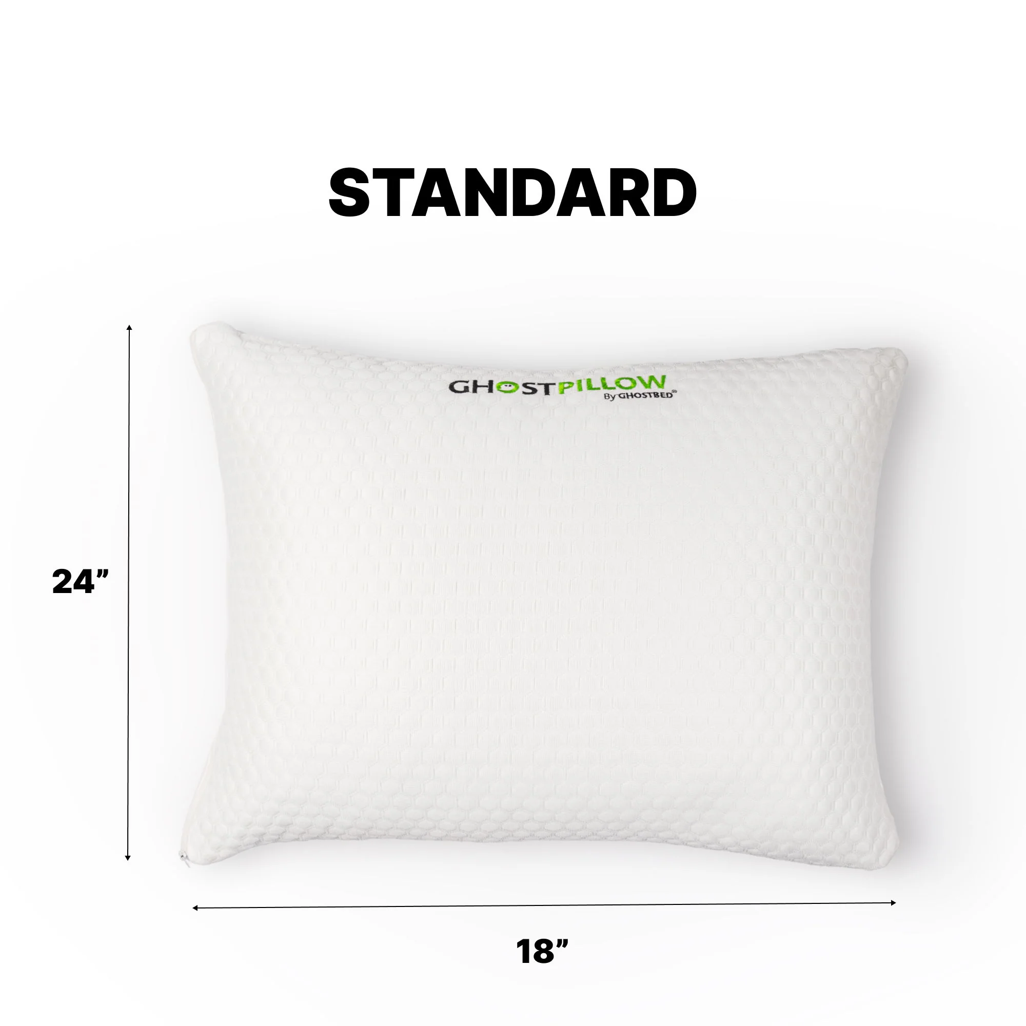 Ghostpillow Shredded - Customizable Soft Fluffy Gel Memory Foam & Siliconized Pillow