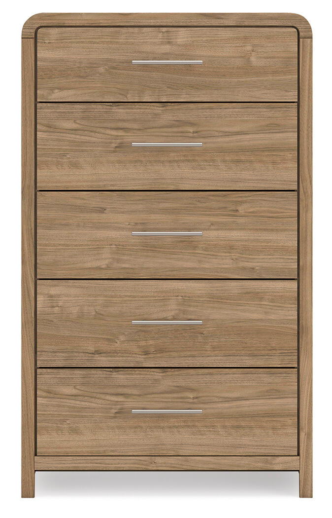 8761-gramburg-five-drawer-chest-warm-natural-brown-4.jpg Gramburg - Five Drawer Chest - Warm Natural Brown