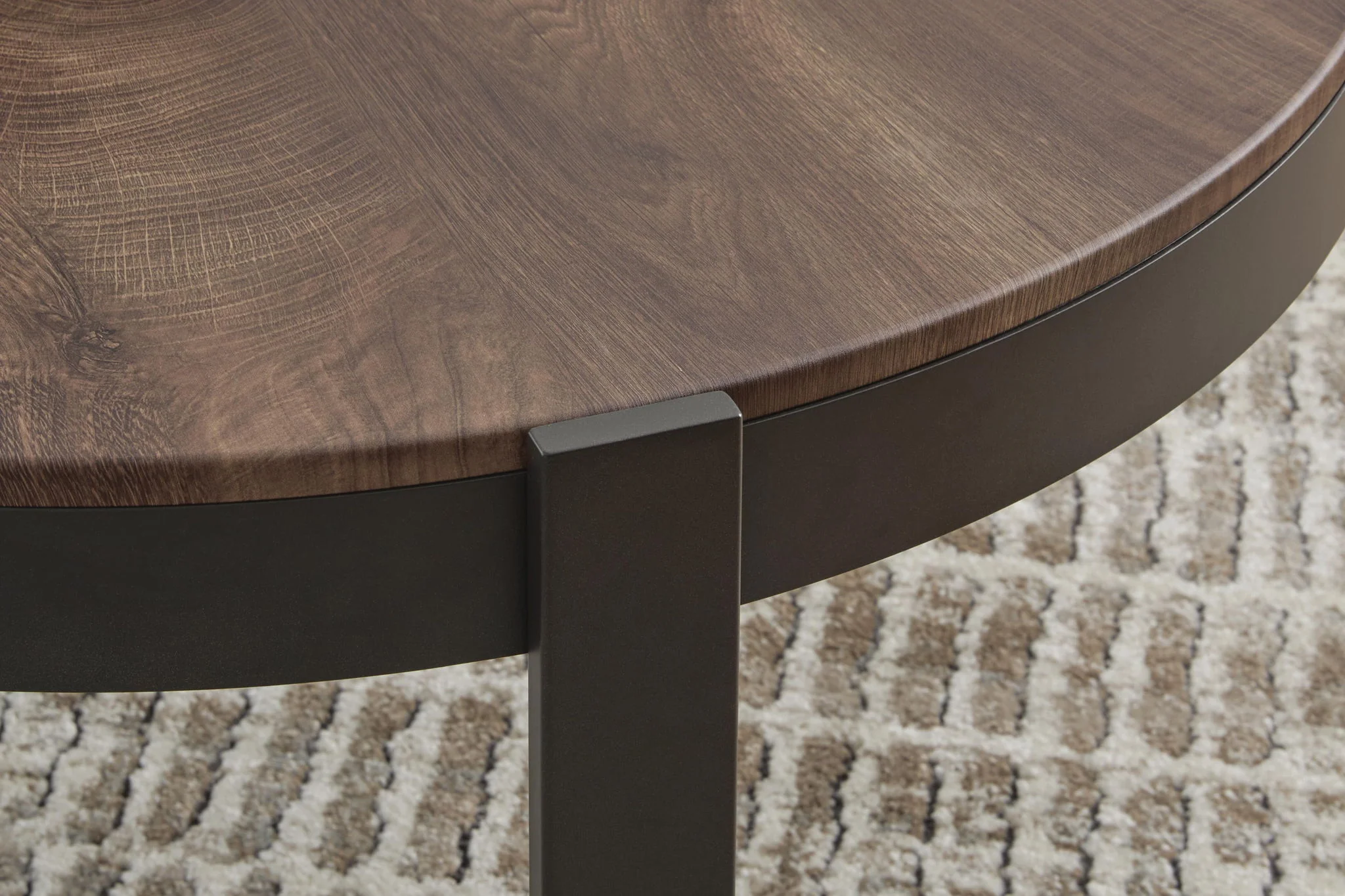 Horizon Hills - Occasional Table Set (Set of 3) - Brown / Black