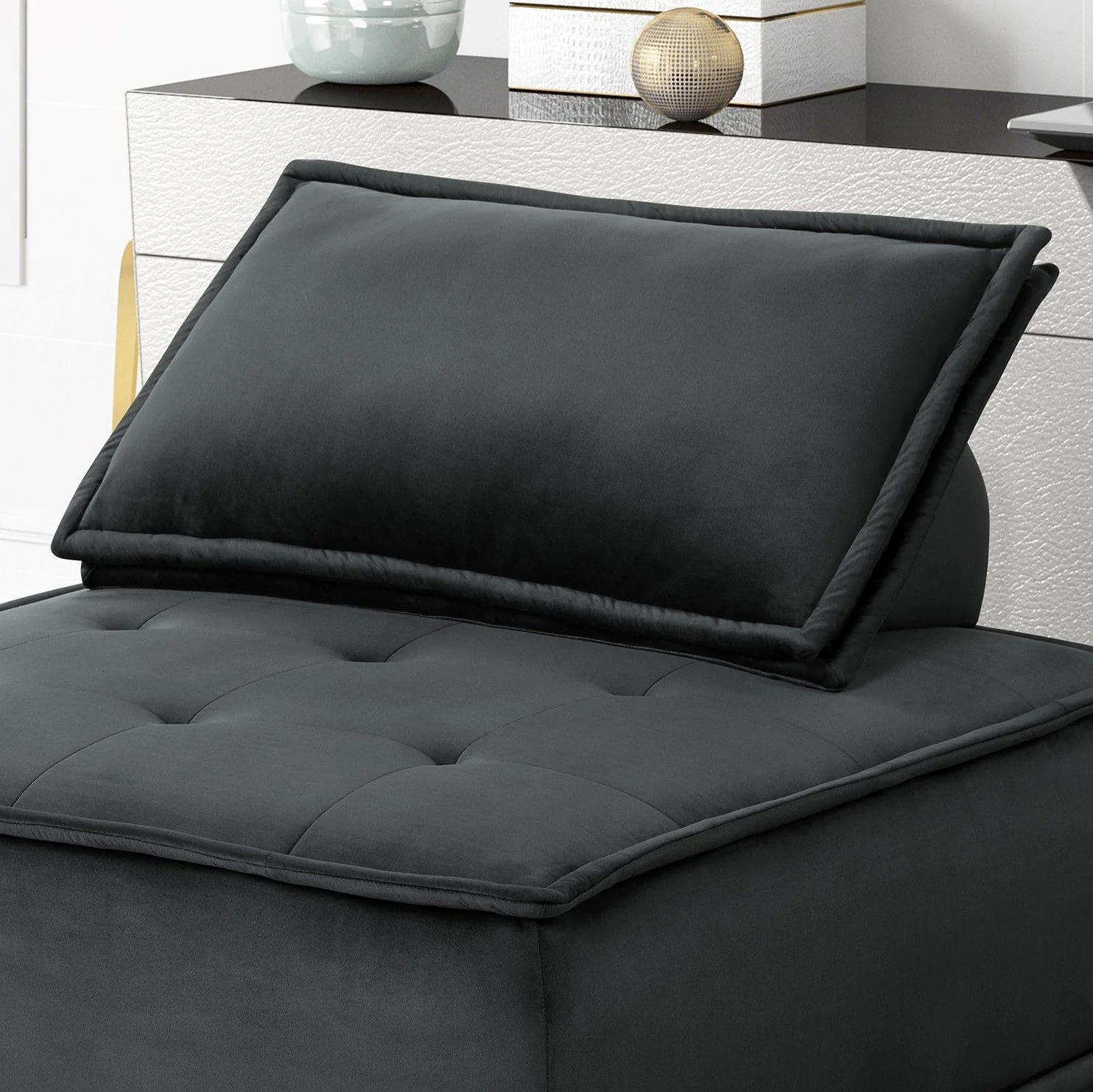 Anna - Stylish Sectional Sofa Ottoman