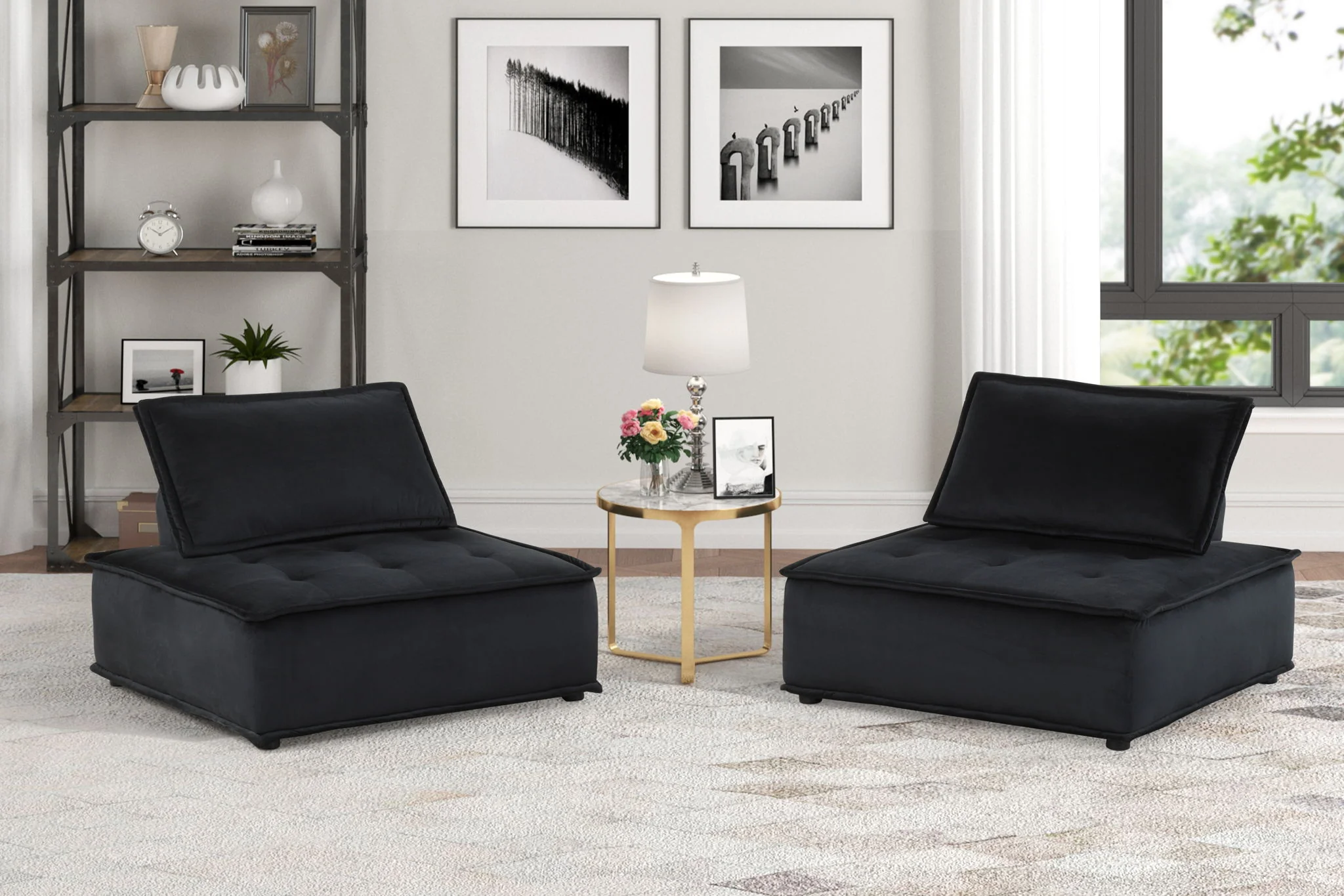 Anna - Armless Lounge Chair
