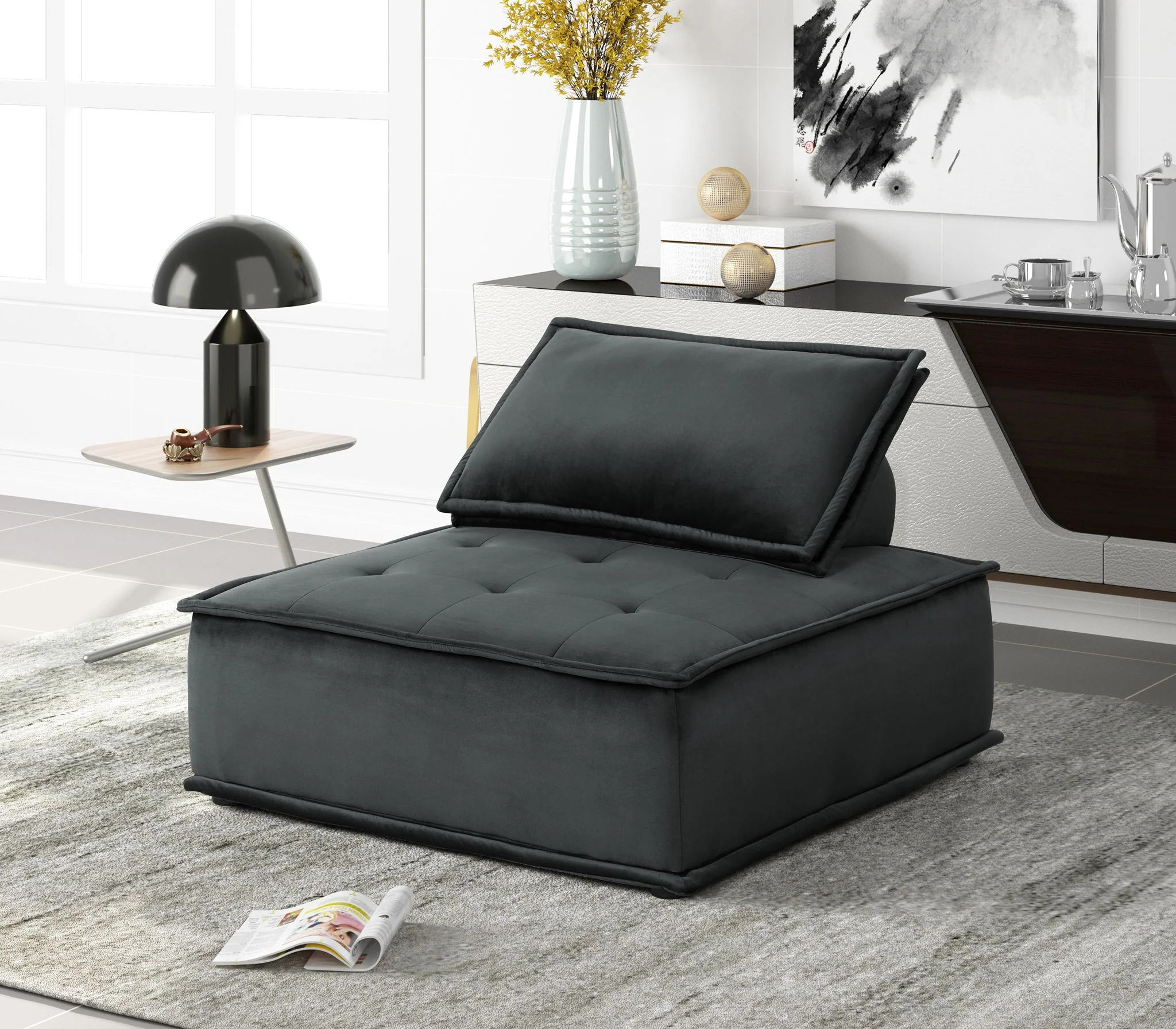 Anna - Armless Lounge Chair