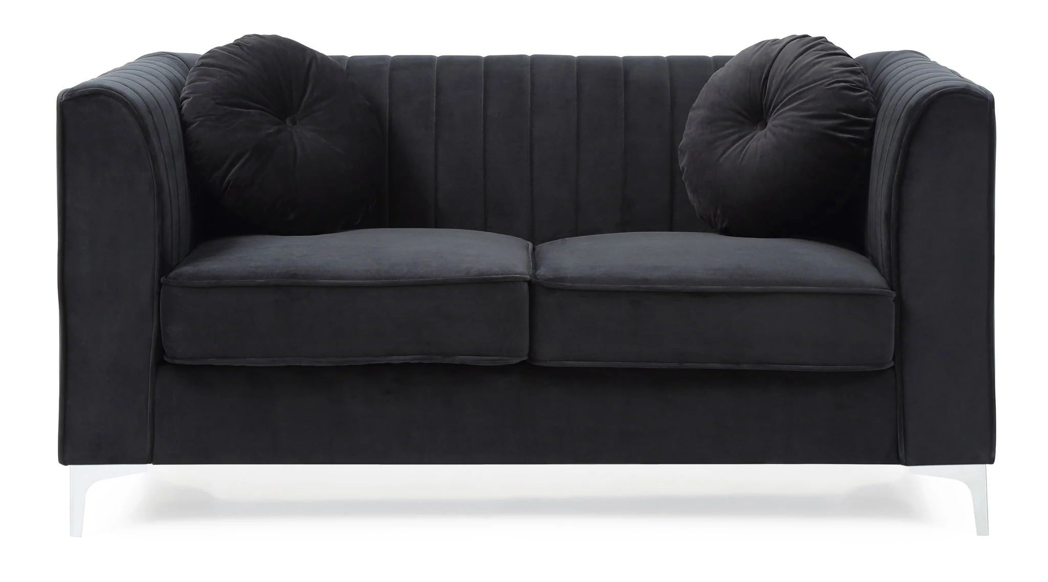 8863-glam-styled-micro-suede-loveseat-17.webp Glam Styled Micro Suede Loveseat